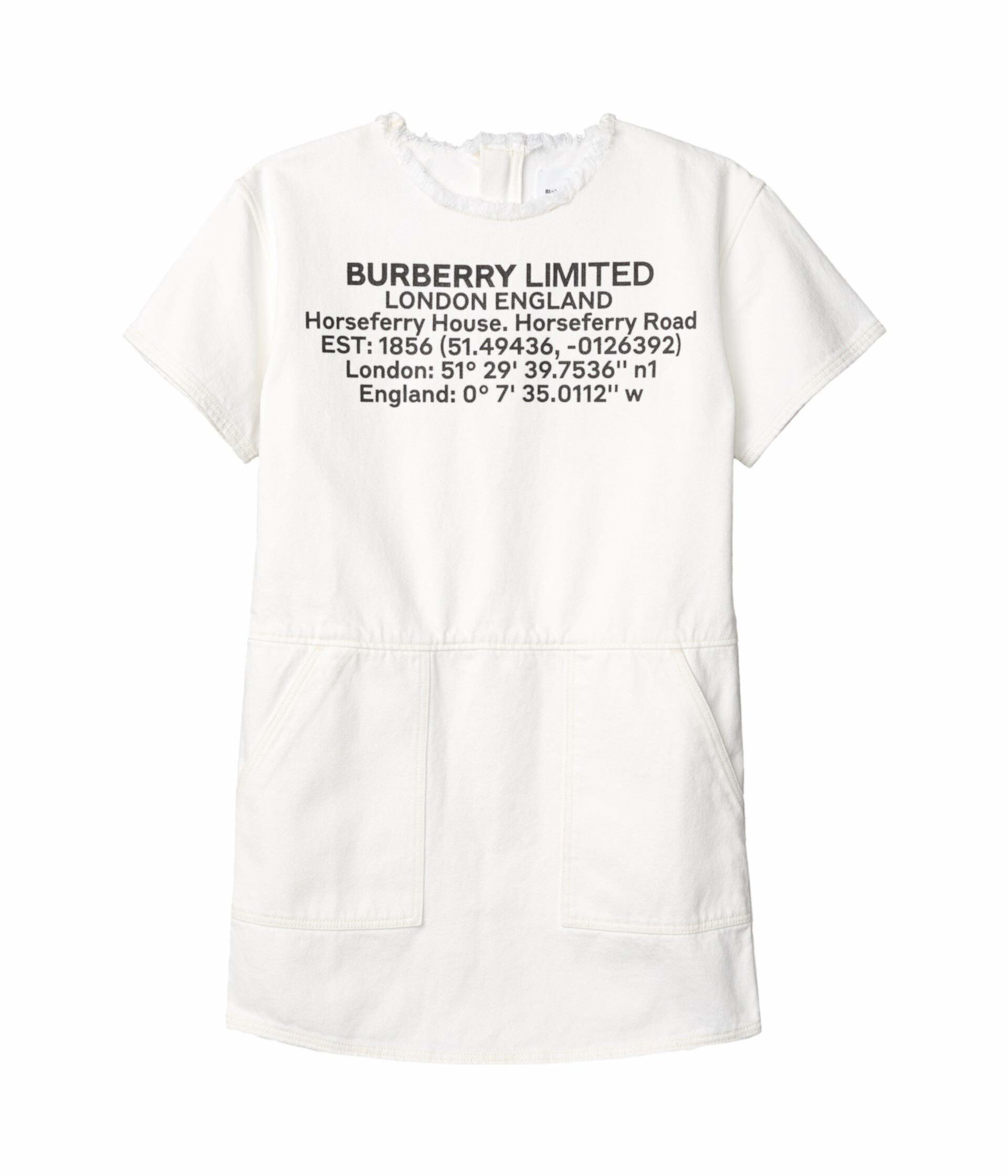Платье прямого кроя Viola (для маленьких / больших детей) Burberry