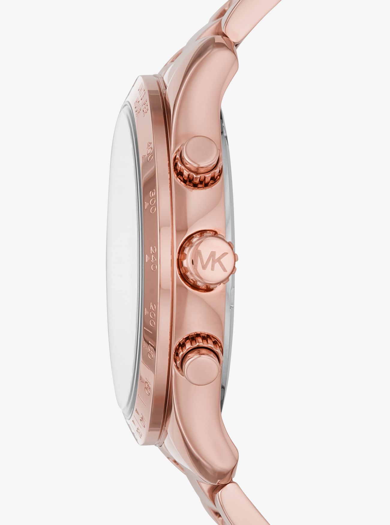 Крупногабаритные часы Layton в бледно-розовом золоте Michael Kors