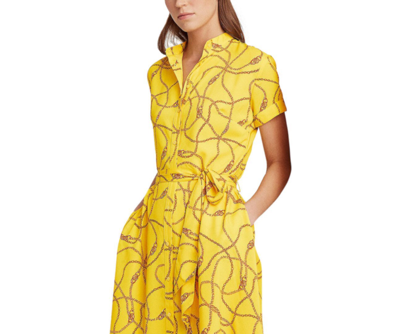 Платье Luxe Fit-and-Flare Ralph Lauren