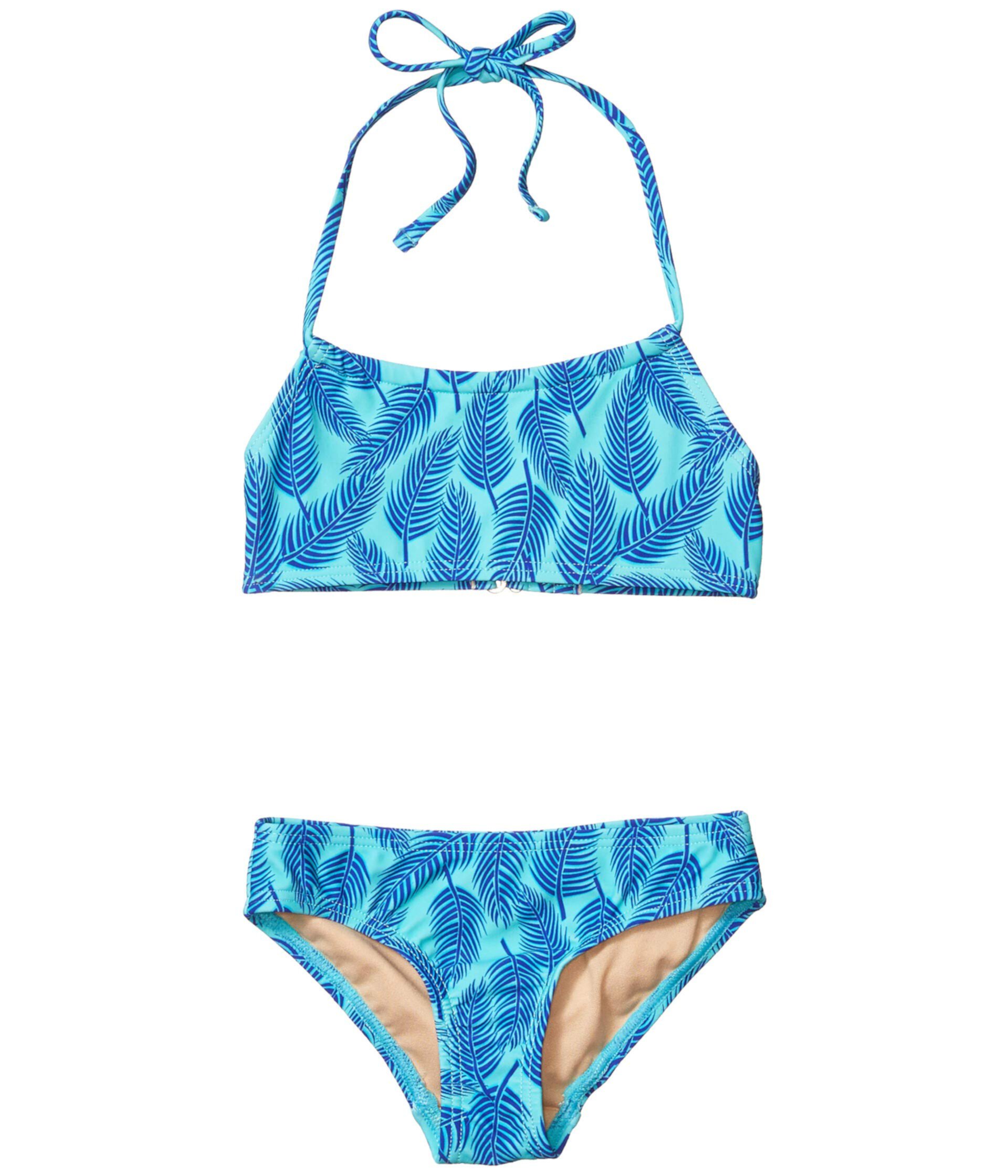 Aqua Palms Bandeau Bikini (для малышей / маленьких детей / больших детей) Toobydoo