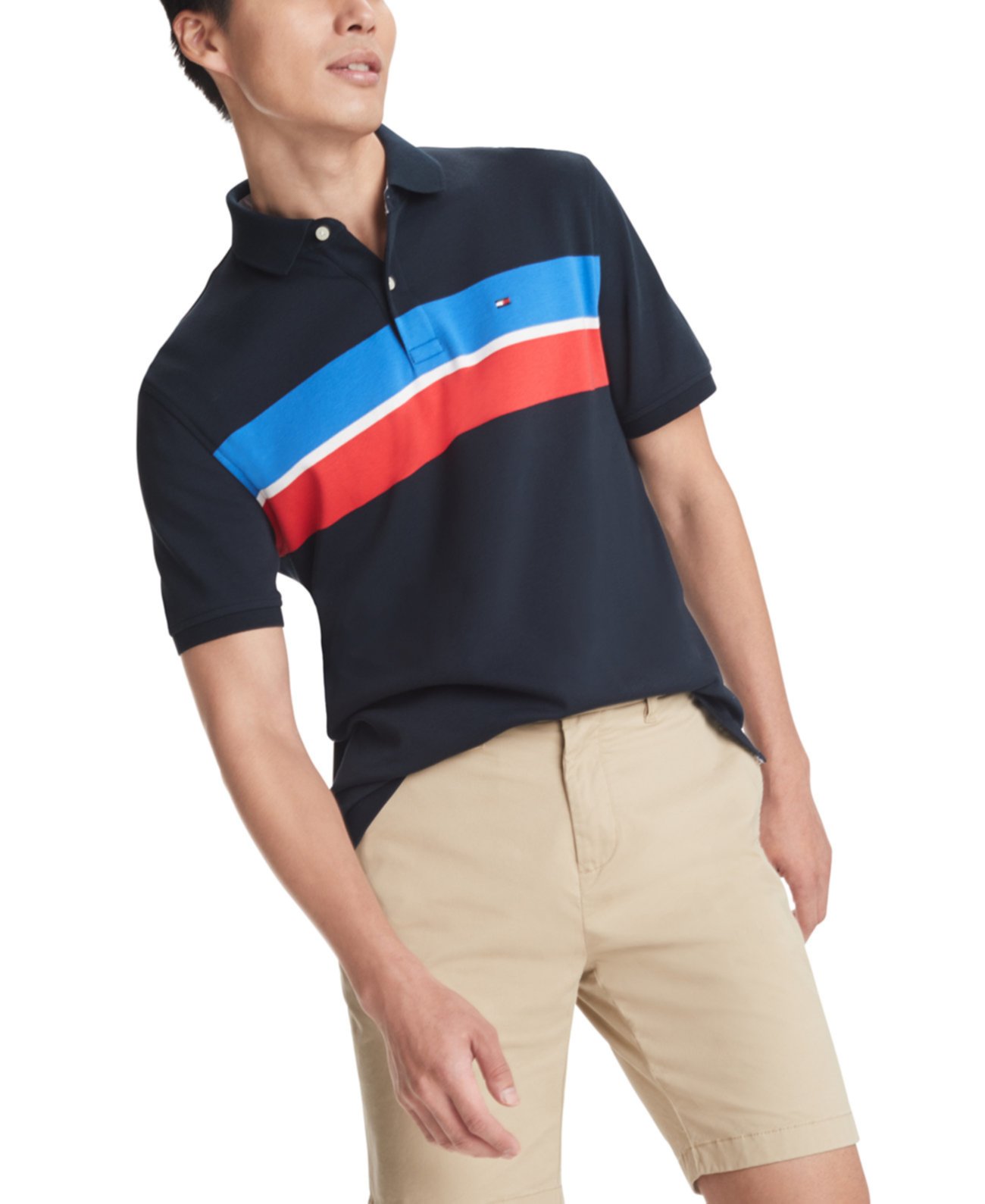 Мужская рубашка поло Paul Stripe, созданная для Macy's Tommy Hilfiger
