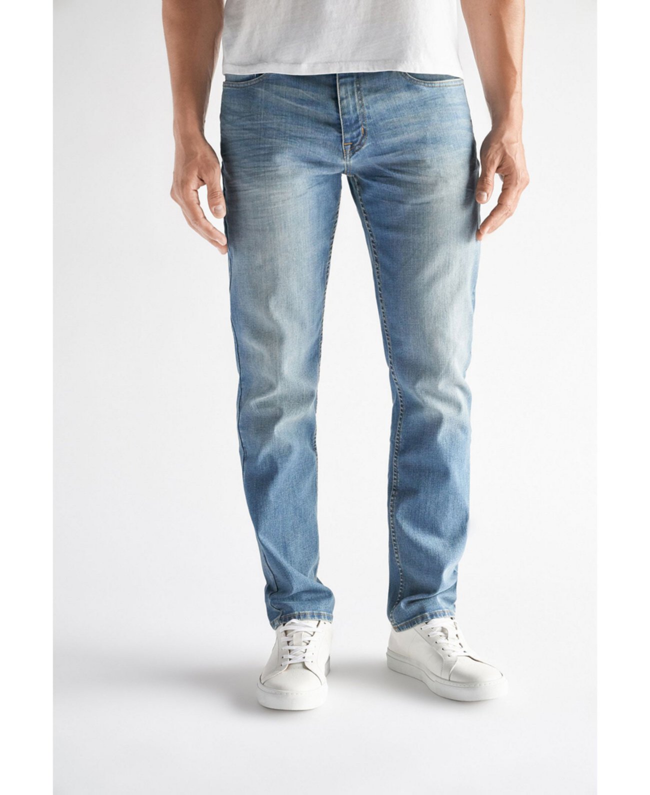 Мужские спортивные эластичные джинсы в спортивном стиле Fit, Gates Wash Devil-Dog Dungarees
