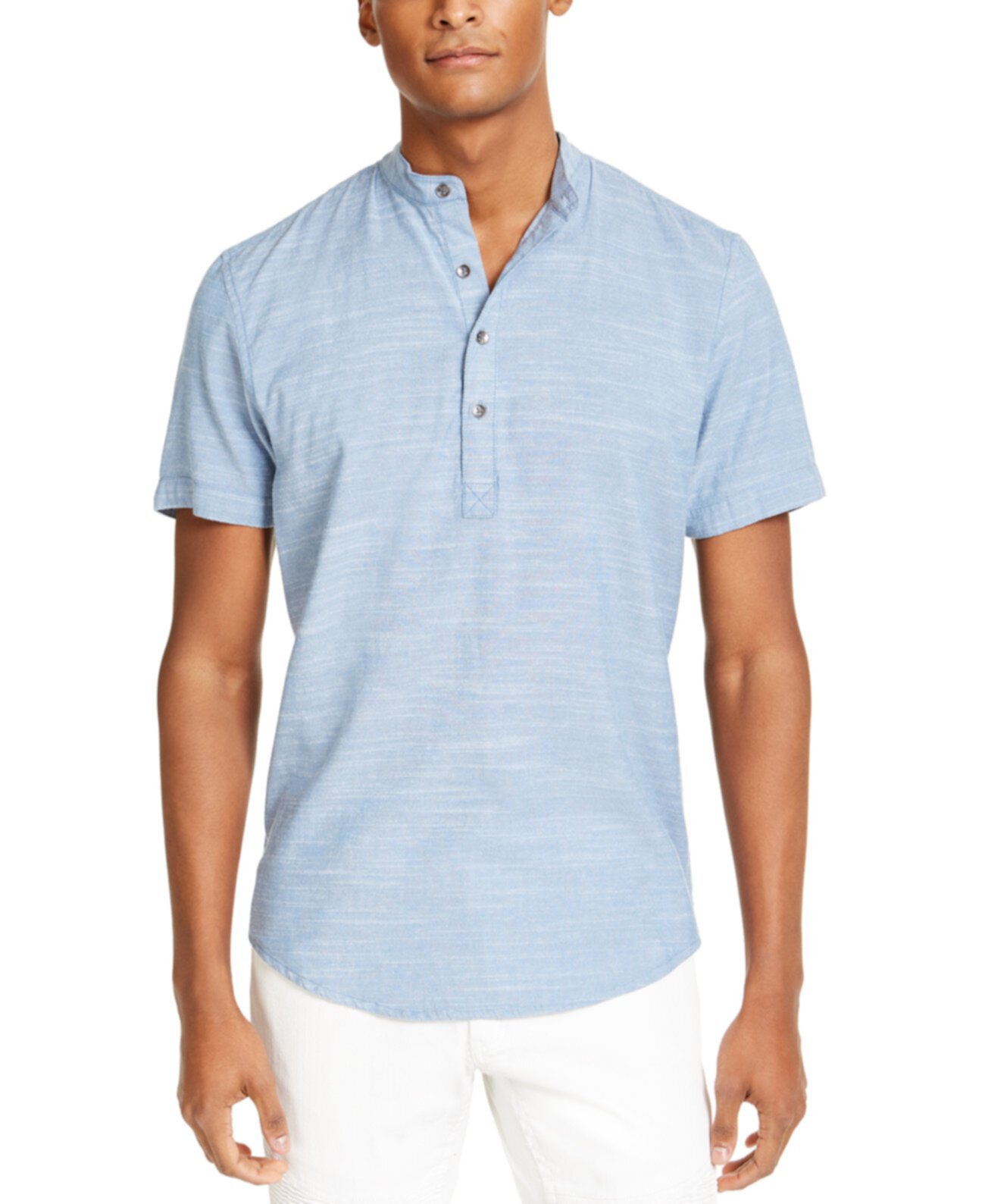 INC Мужская цветная рубашка с коротким рукавом Cameron 2.0, созданная для Macy's INC International Concepts