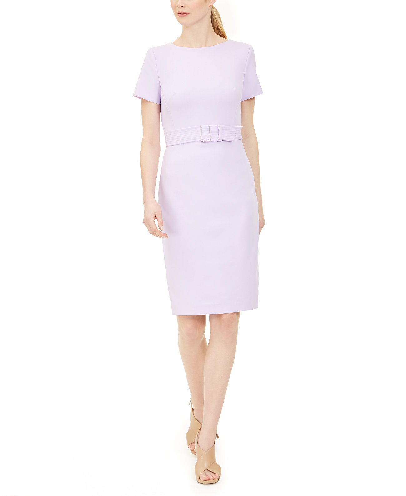 Платье-футляр с поясом Calvin Klein