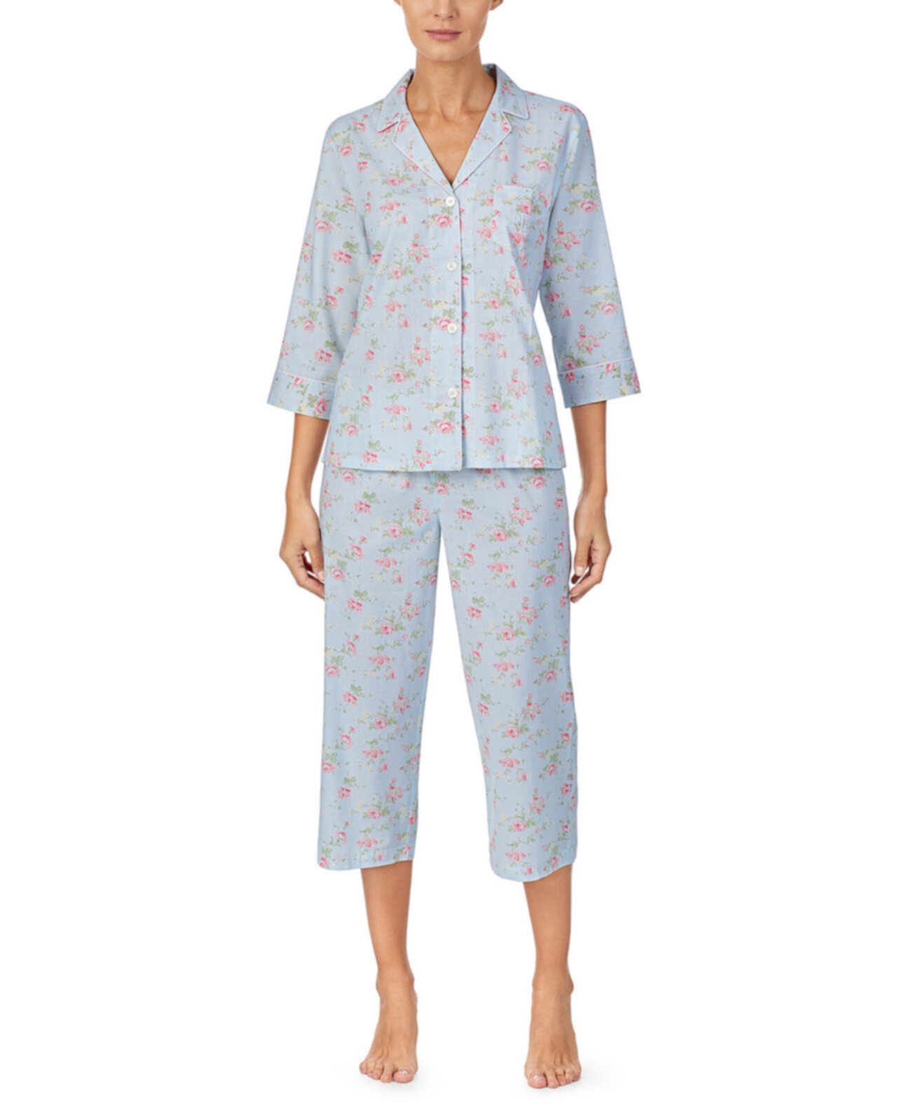Пижамный набор с цветочным принтом Capri Ralph Lauren