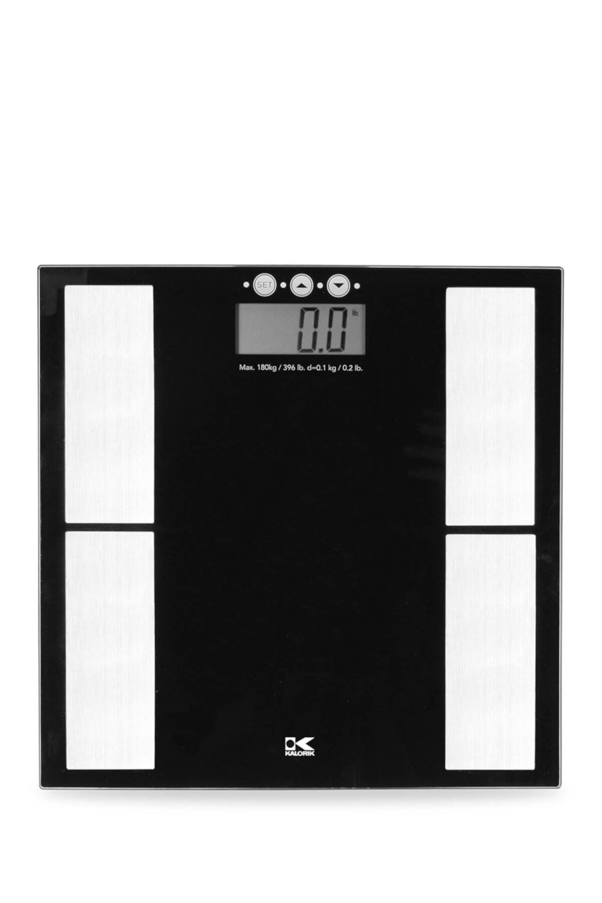 Черные электронные весы с анализатором жировых отложений Kalorik