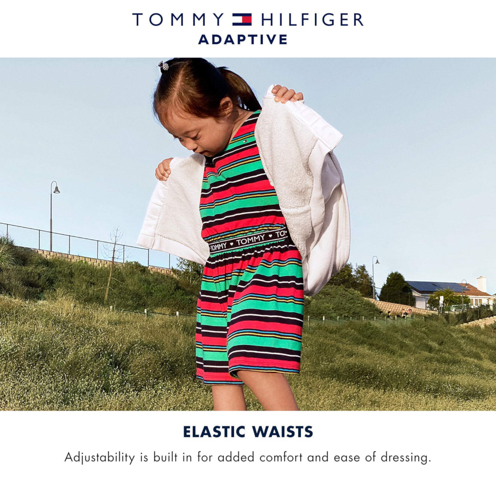 Леггинсы Burset с эластичной резинкой на талии (для детей младшего и старшего возраста) Tommy Hilfiger Adaptive
