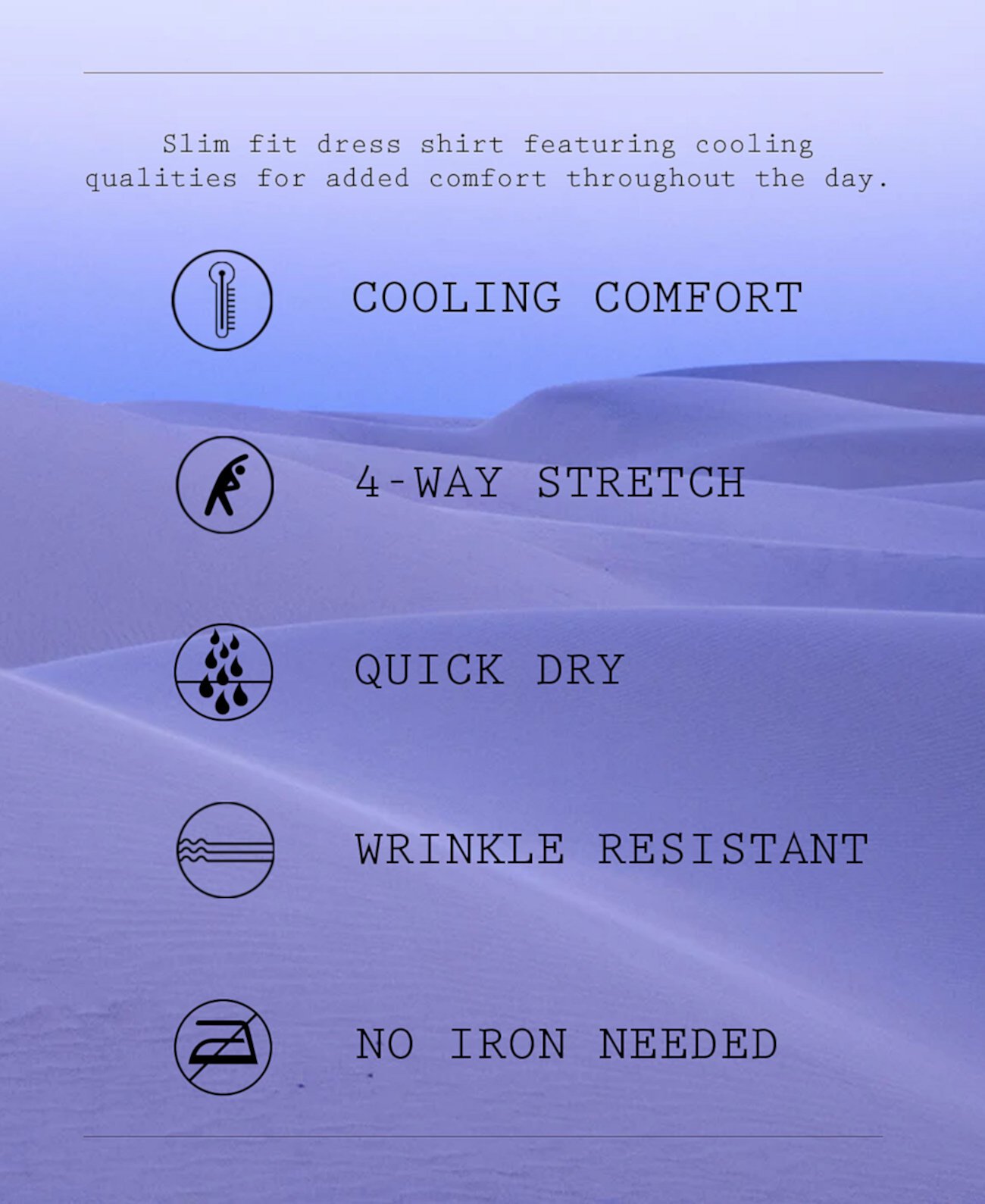 Мужская приталенная классическая рубашка Con.Struct Cooling Comfort Performance с эластичным точечным принтом и плиссированной маской для лица, созданная для Macy's CONSTRUCT