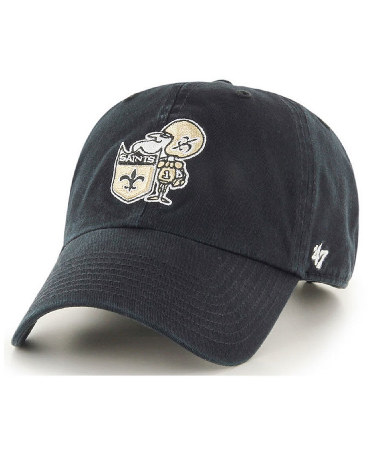 New Orleans Saints CLEAN UP Бейсболка с ремешком '47 Brand