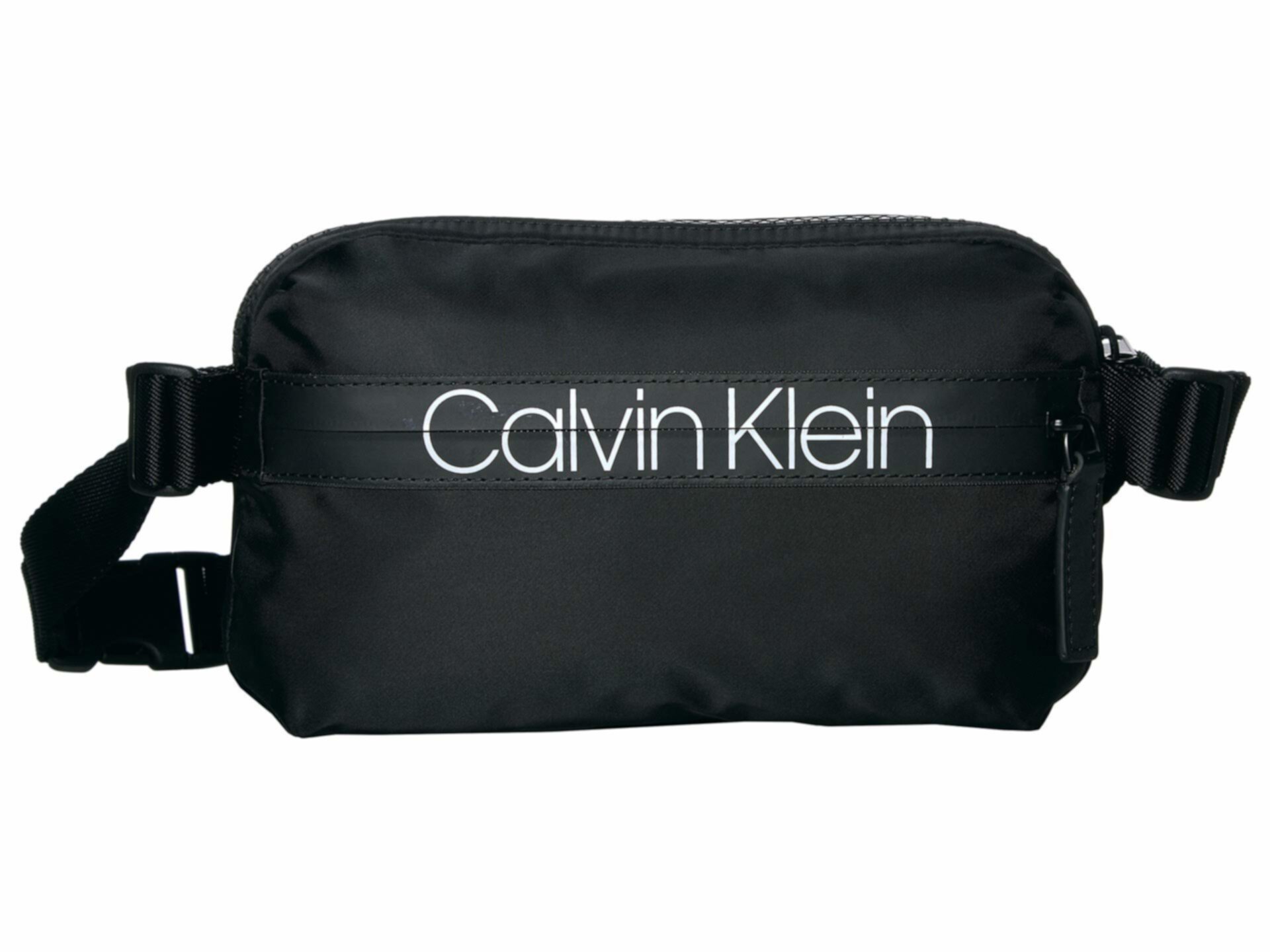 Сумка из нейлонового ремня с логотипом на молнии Calvin Klein