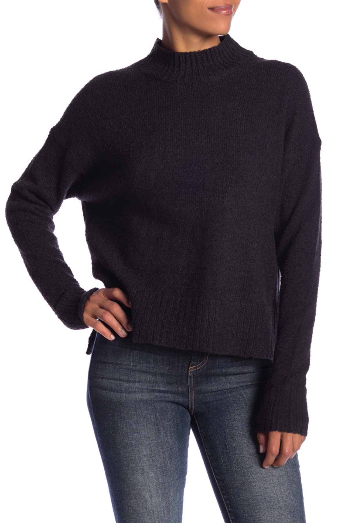Пуловер с укороченными буквами и шейками (обычные и миниатюрные) Melrose and Market
