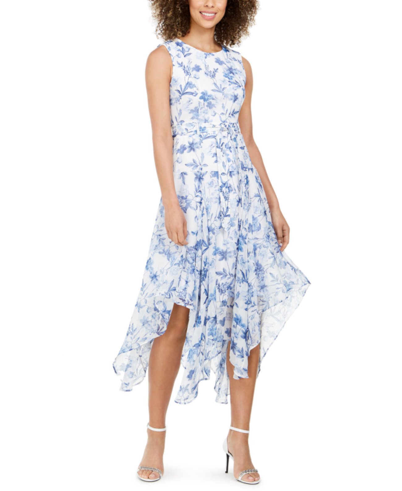 Платье миди с платком и поясом Calvin Klein