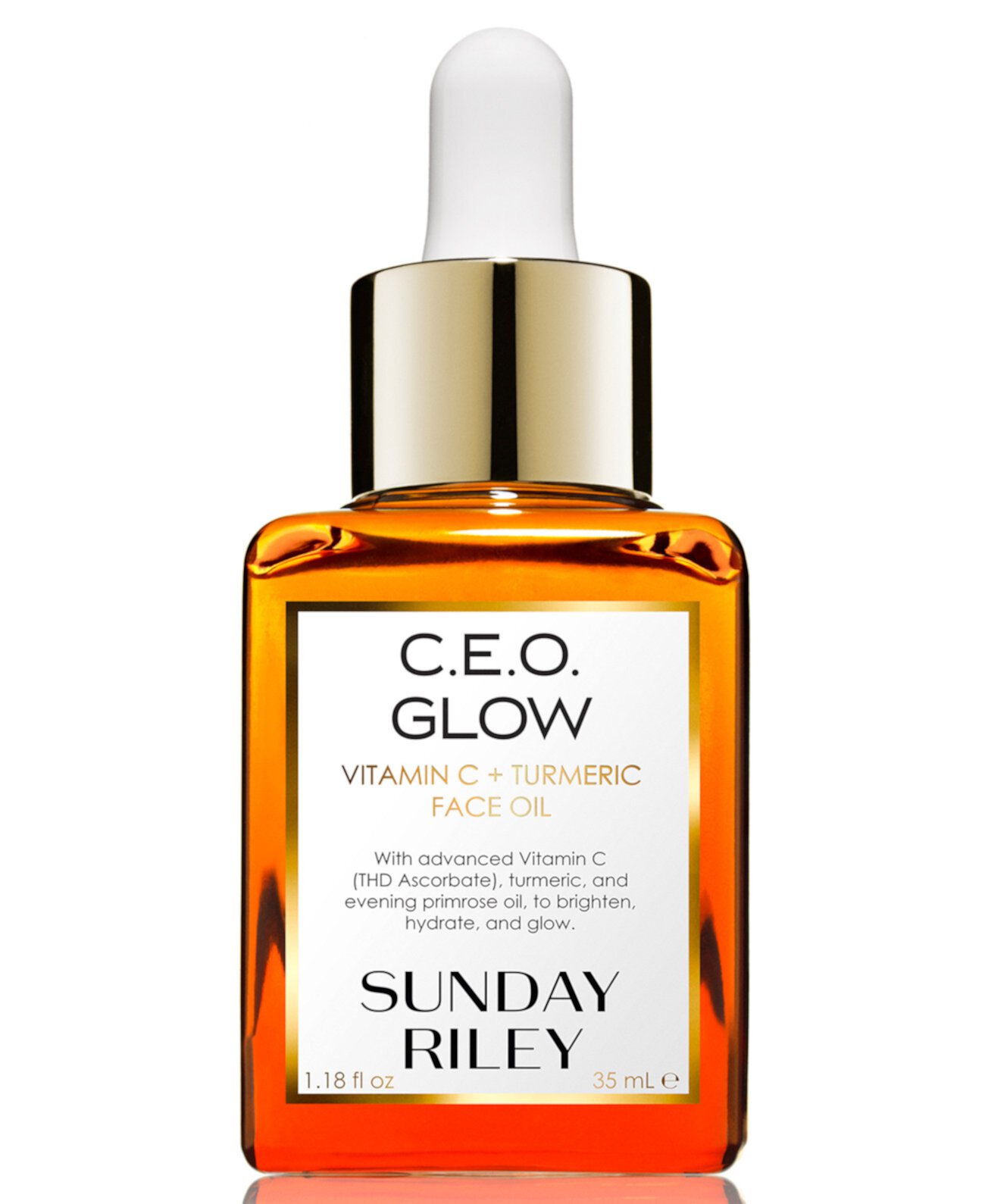 Масло для лица C.E.O. Glow с витамином C и куркумой, 35 мл, для сияющей и увлажненной кожи Sunday Riley