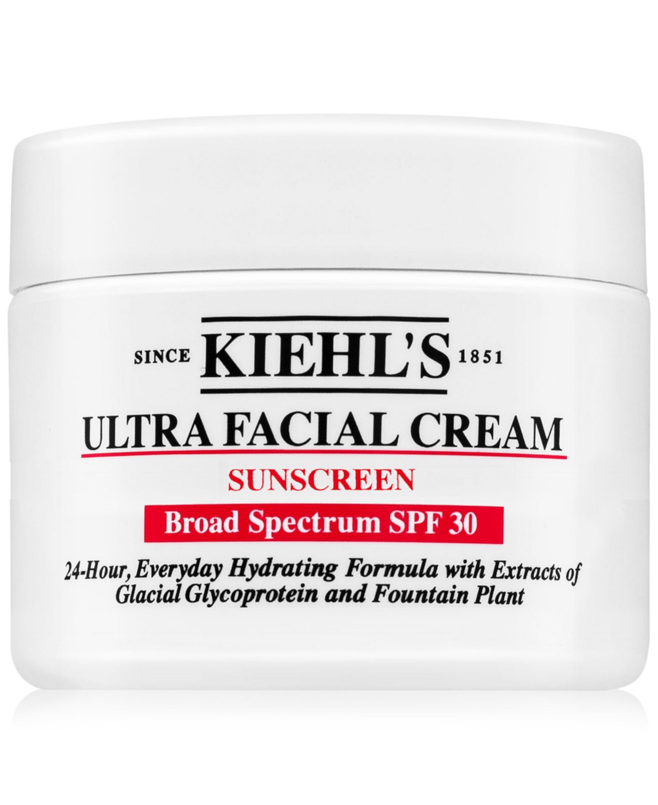 Солнцезащитный крем для лица Ultra Facial Cream SPF 30, 1,7 унции. Kiehl's Since 1851