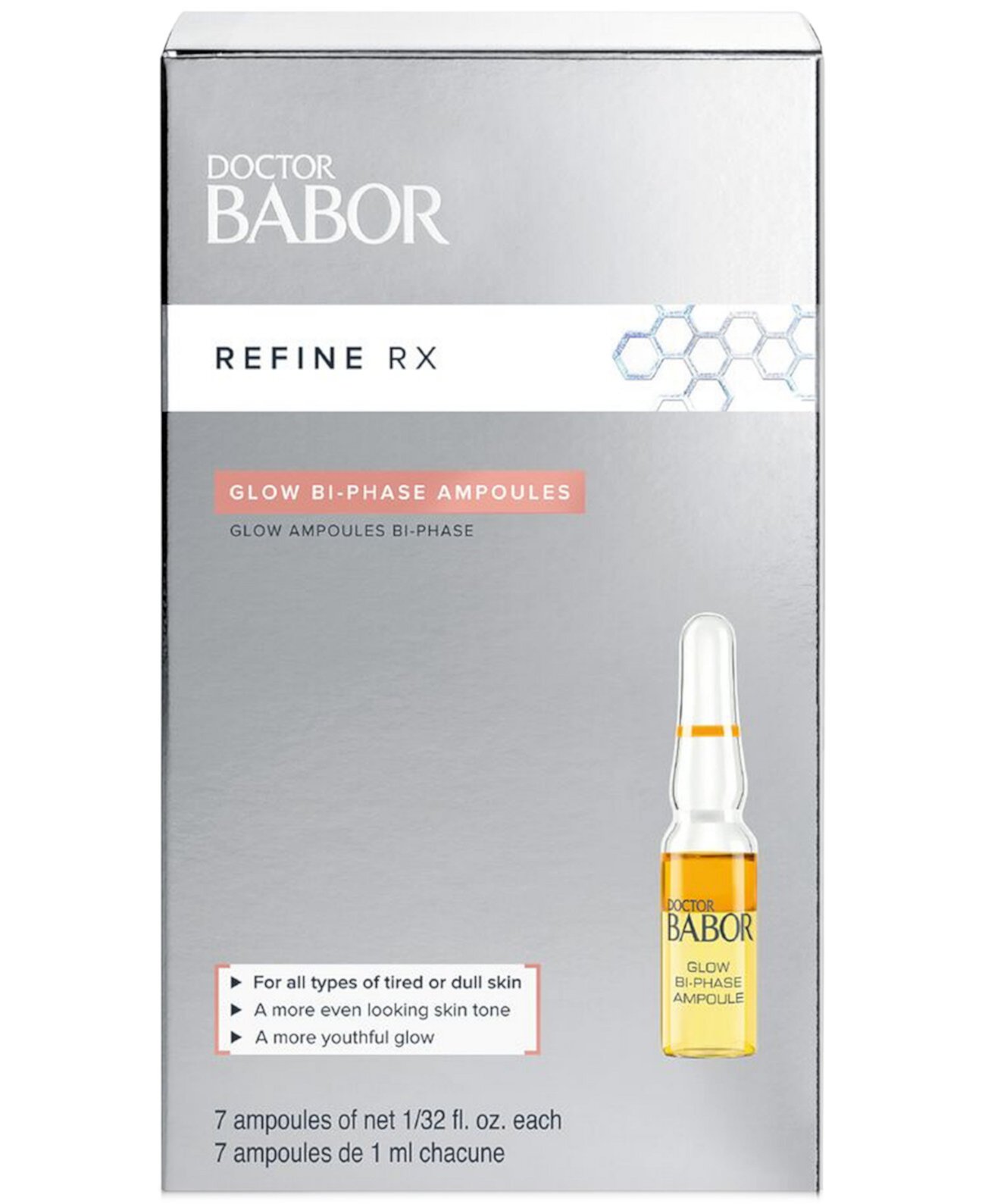 Двухфазные ампульные концентраты Doctor Babor Refine Rx Glow, 0,2 унции. BABOR