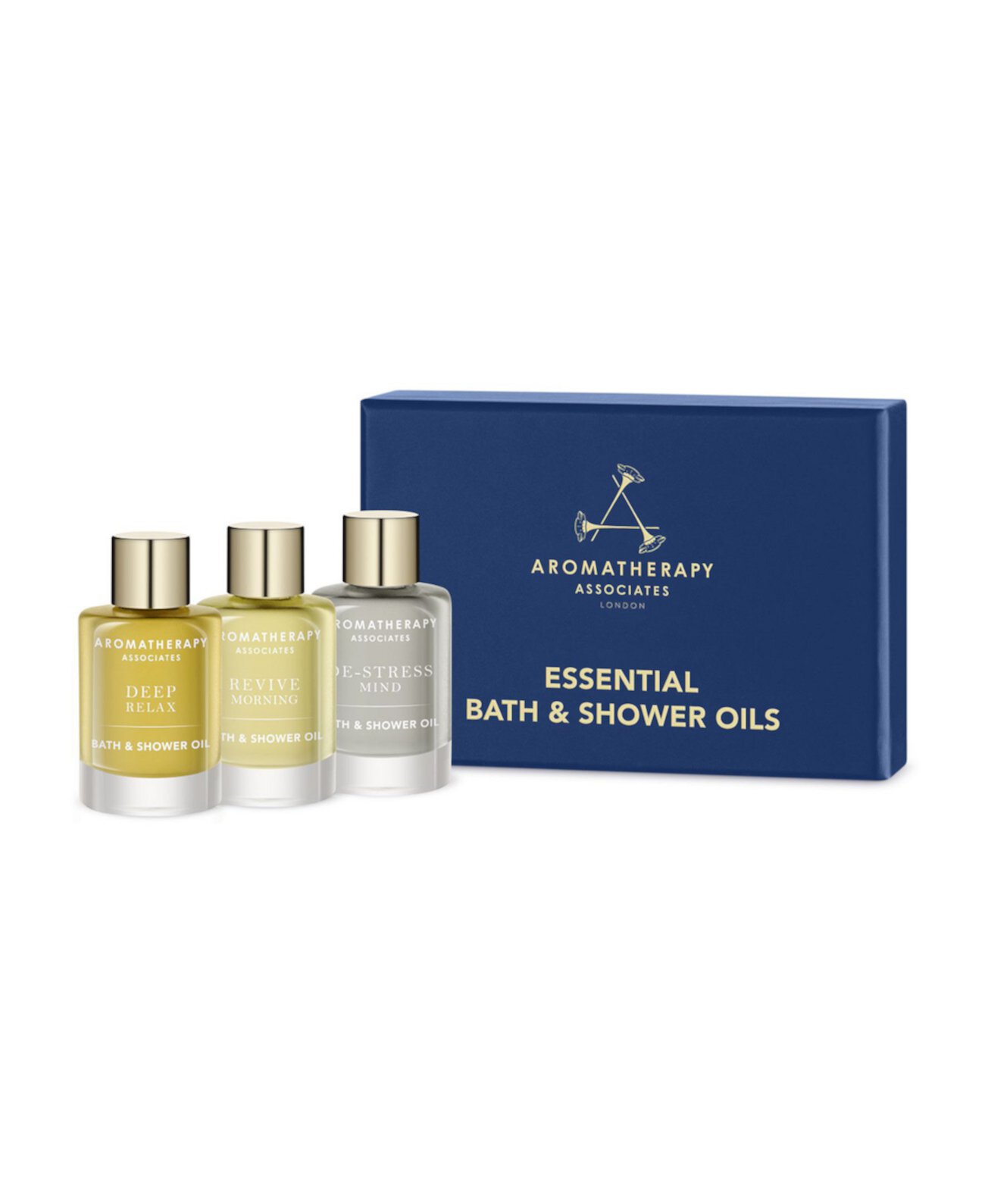Эфирное масло для ванн и душа для путешествий и подарочный набор по 3, 9 мл каждый Aromatherapy Associates