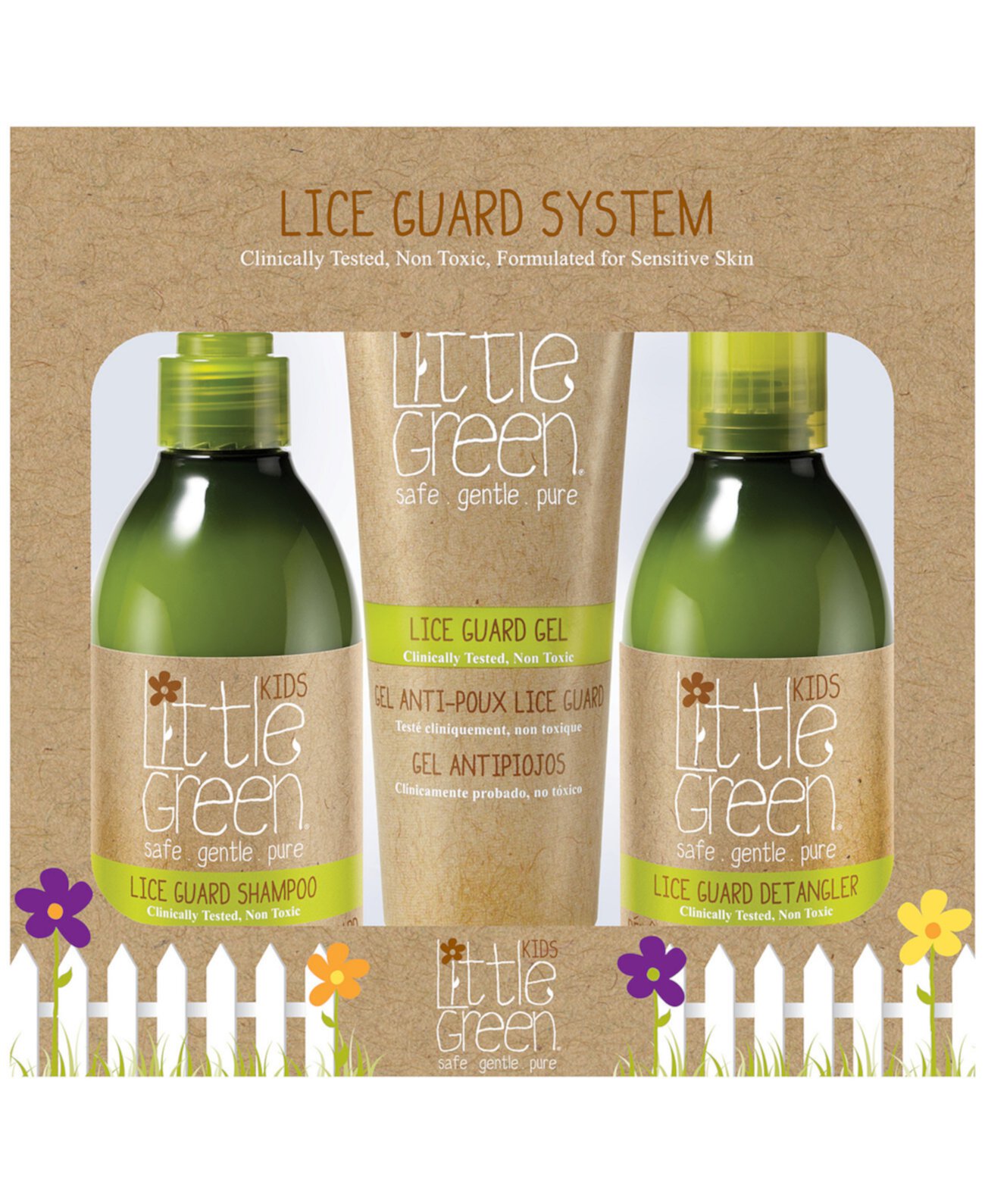 Lice Guard System Набор из 3, 20 унций Little Green