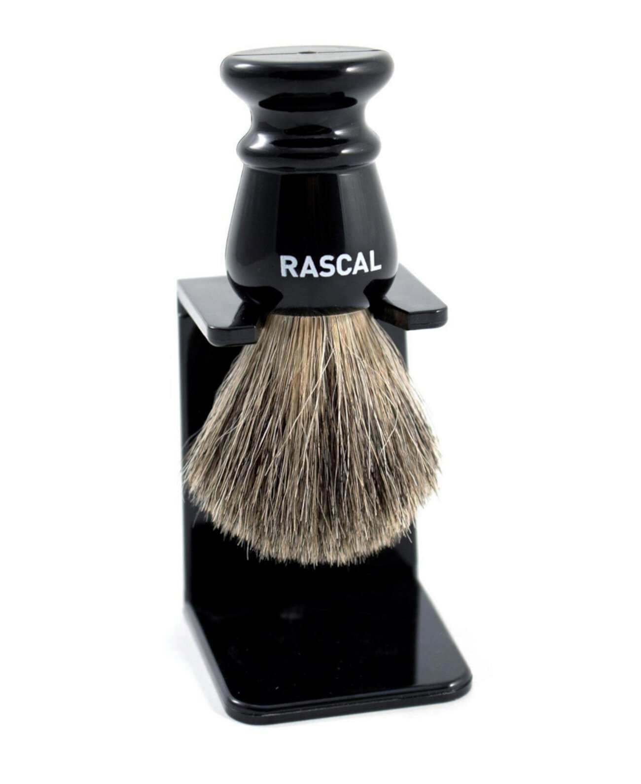 Ebony Pure Badger Saving Brush Rascal