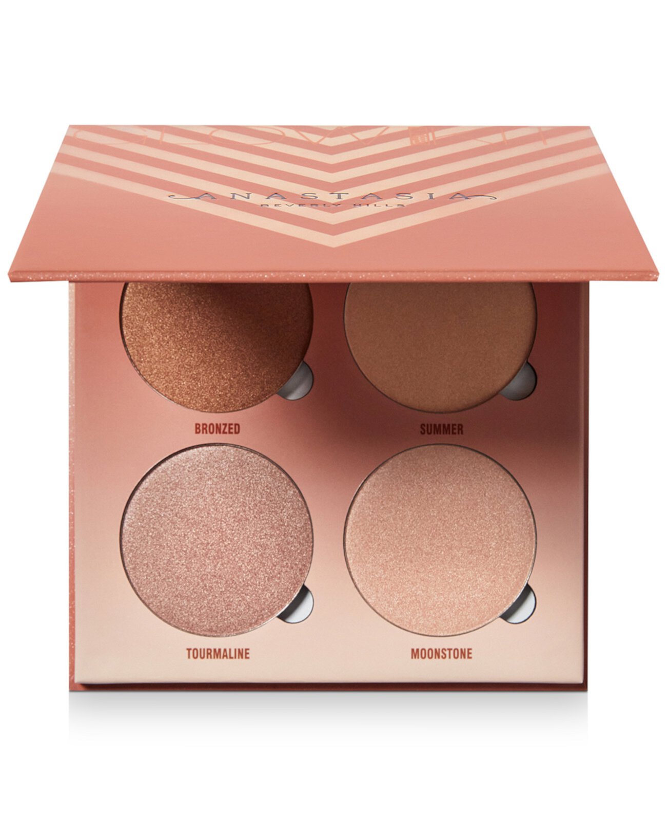 Набор хайлайтеров Sun Dipped Glow Kit® с 4 металлическими оттенками для сияния кожи Anastasia Beverly Hills