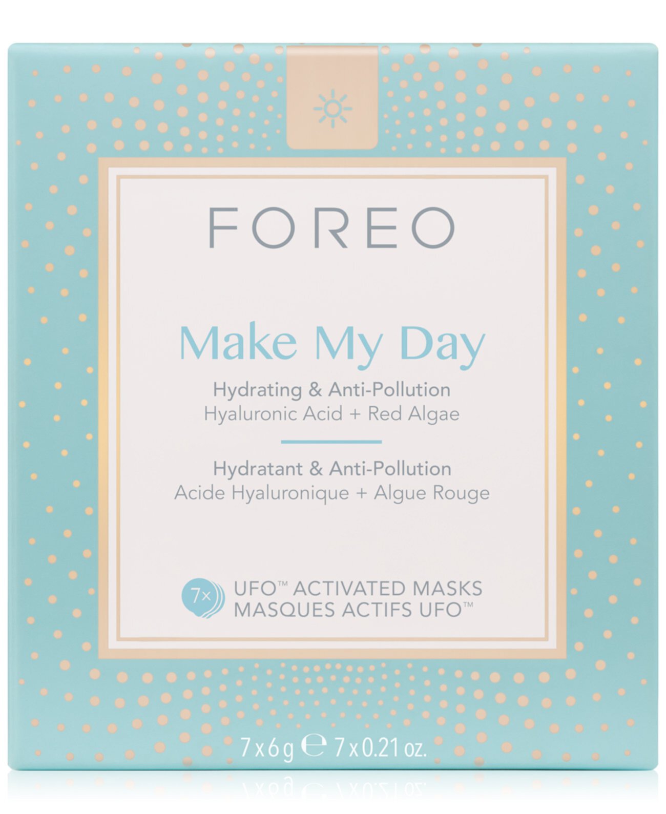 Make My Day UFO Активированные маски, 7 шт. FOREO