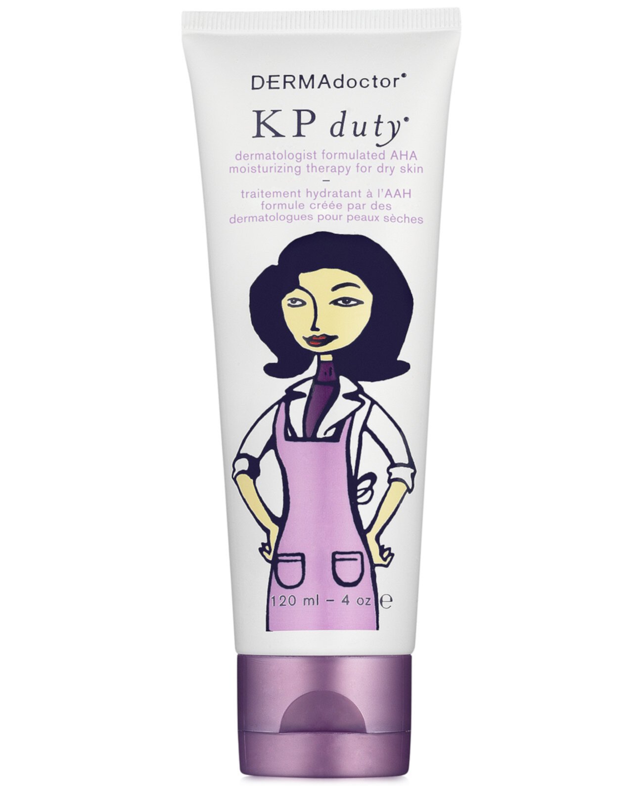KP Duty Dermatologist Сформулировал AHA Увлажняющая терапия для сухой кожи, 4 унции. DERMAdoctor