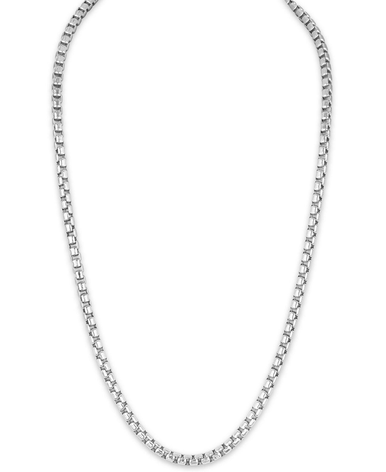 Мужская цепочка (8 мм) 22 ", ожерелье из стерлингового серебра Macy's