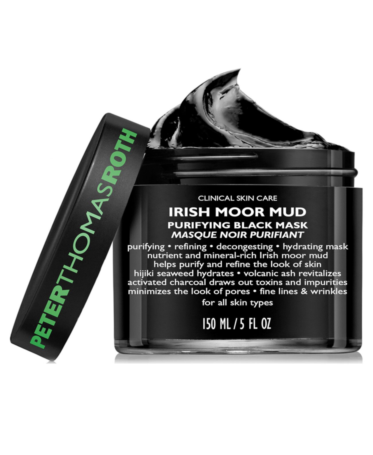 Очищающая черная маска Irish Moor Mud, 5 унций. Peter Thomas Roth