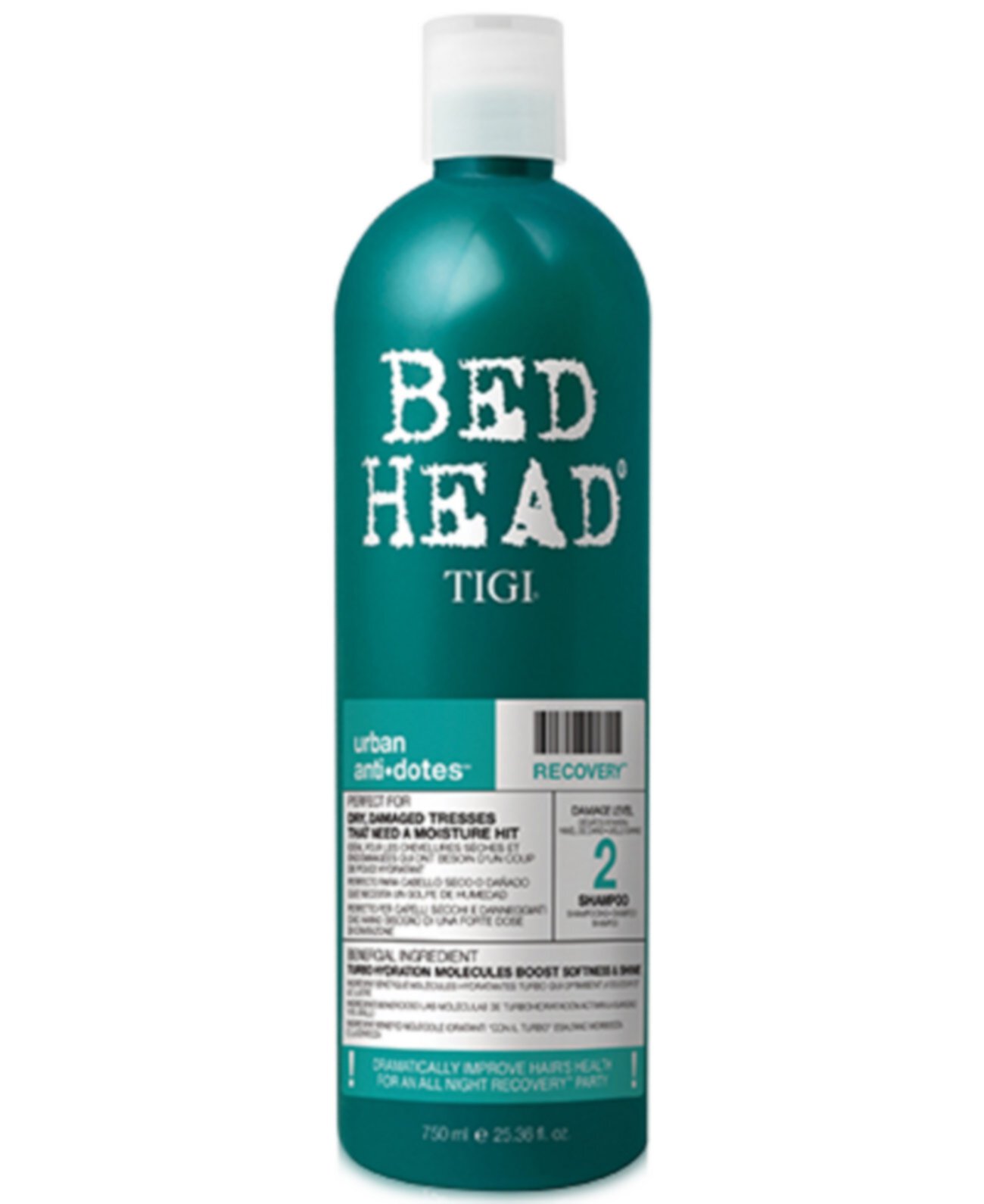 Восстанавливающий шампунь Bed Head Urban Antidotes, 25,36 унции, от PUREBEAUTY Salon & Spa TIGI