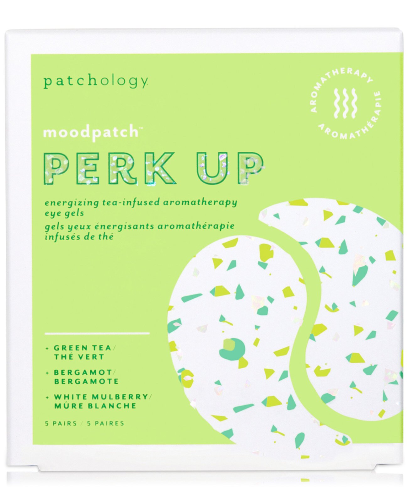 Moodpatch Perk Up Ароматерапевтические гели для глаз с ароматом чая Patchology