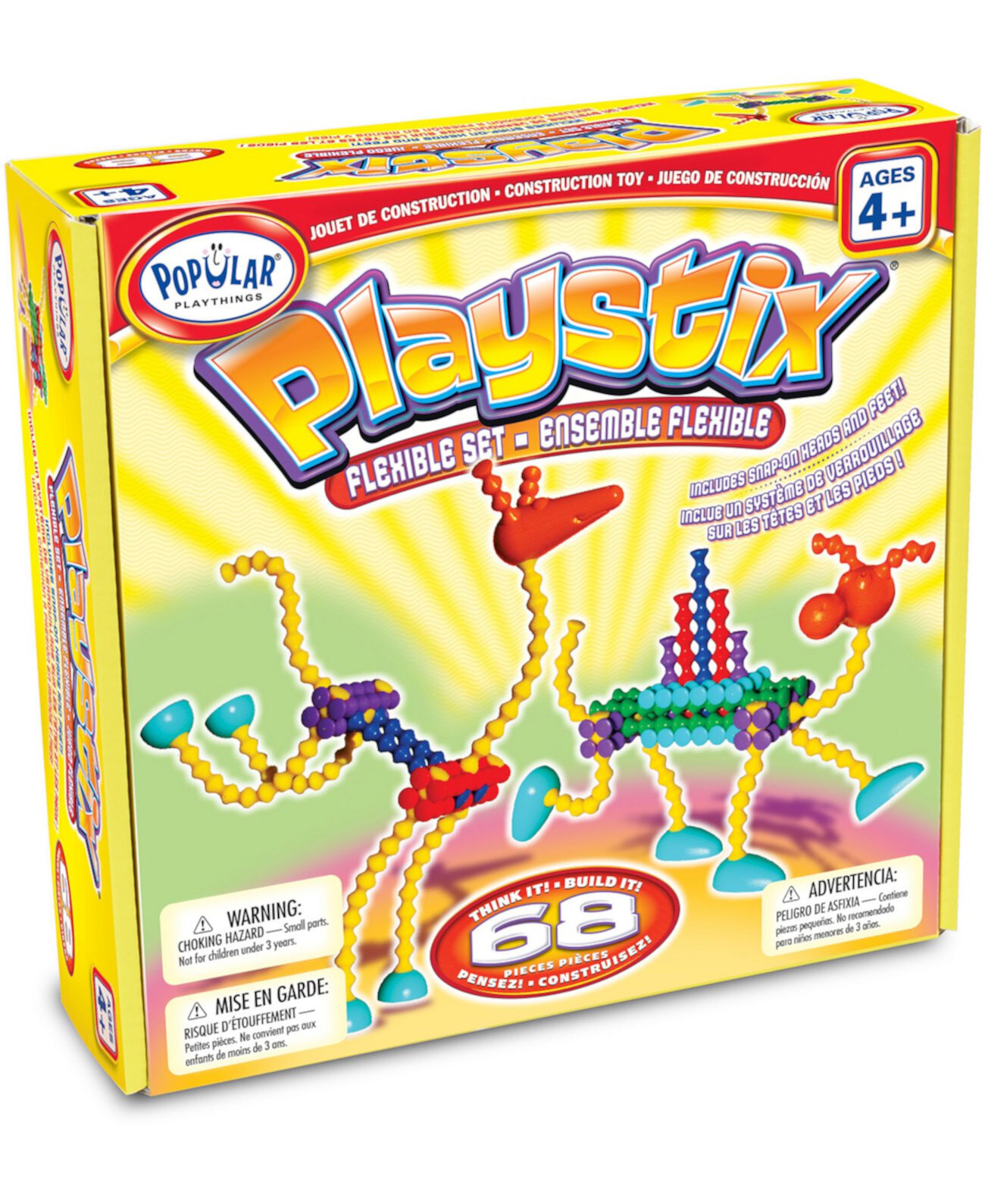 Playstix Гибкий набор - 68 штук Popular Playthings