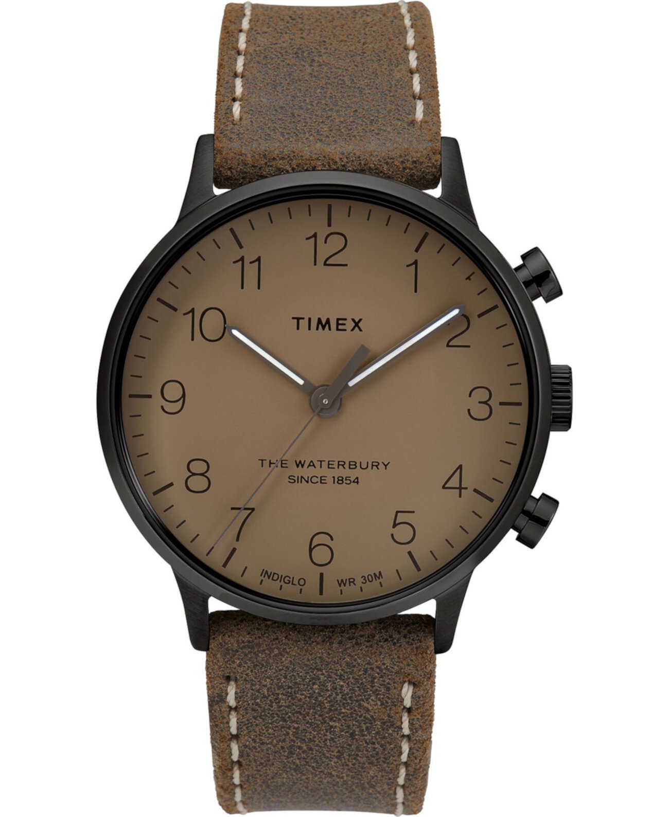 Часы Waterbury Classic с кожаным ремешком 40 мм Timex