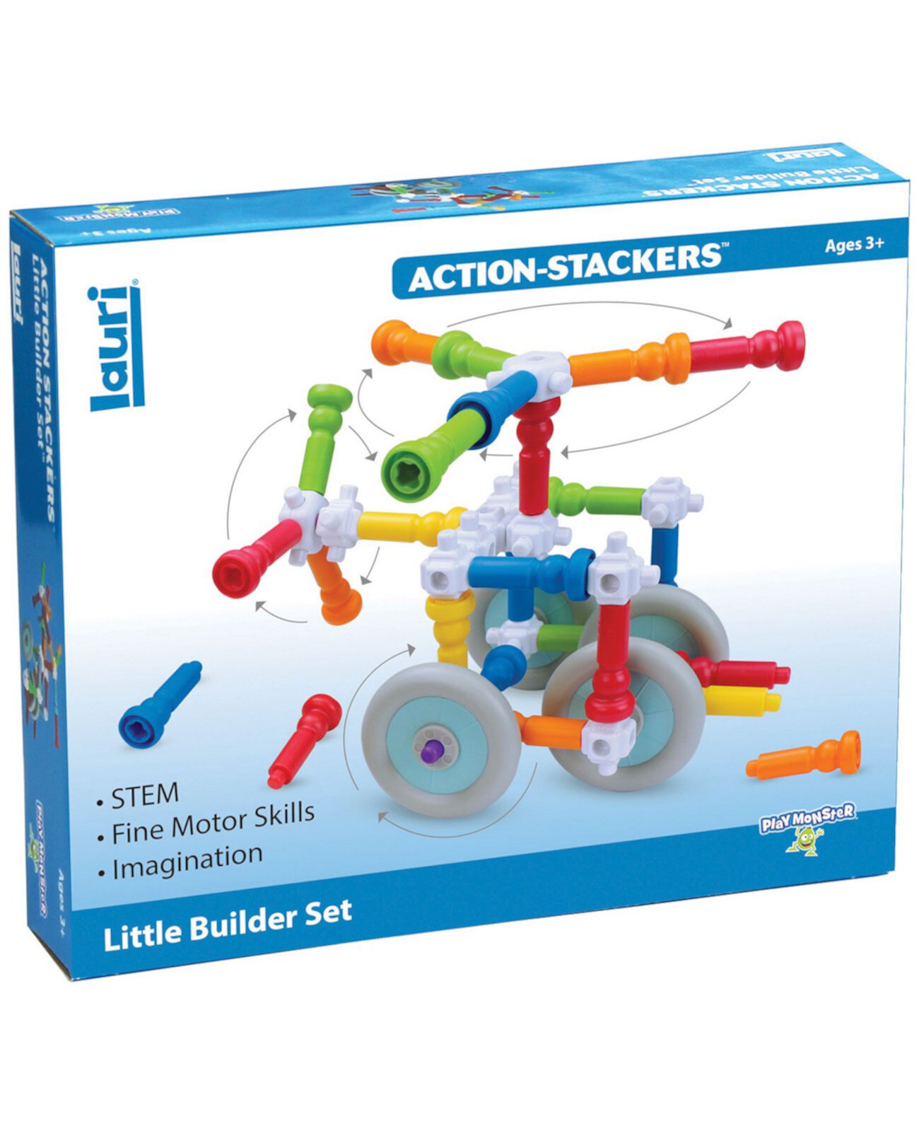 Набор маленьких строителей Action-Stackers PLAYMONSTER