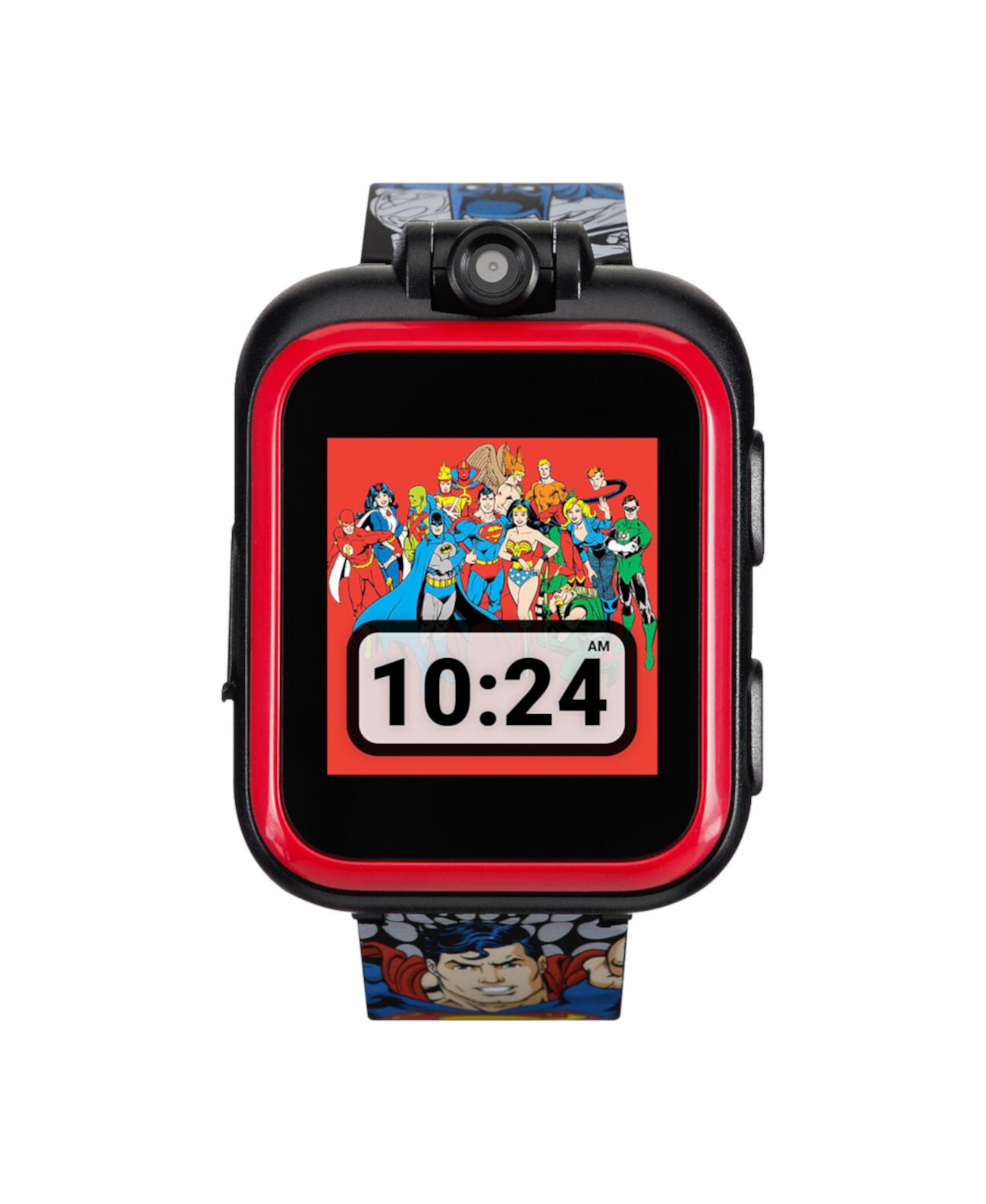 Дети PlayZoom DC Comics Юстиции Лига Ремешок с сенсорным экраном Smart Watch 42x52mm Playzoom