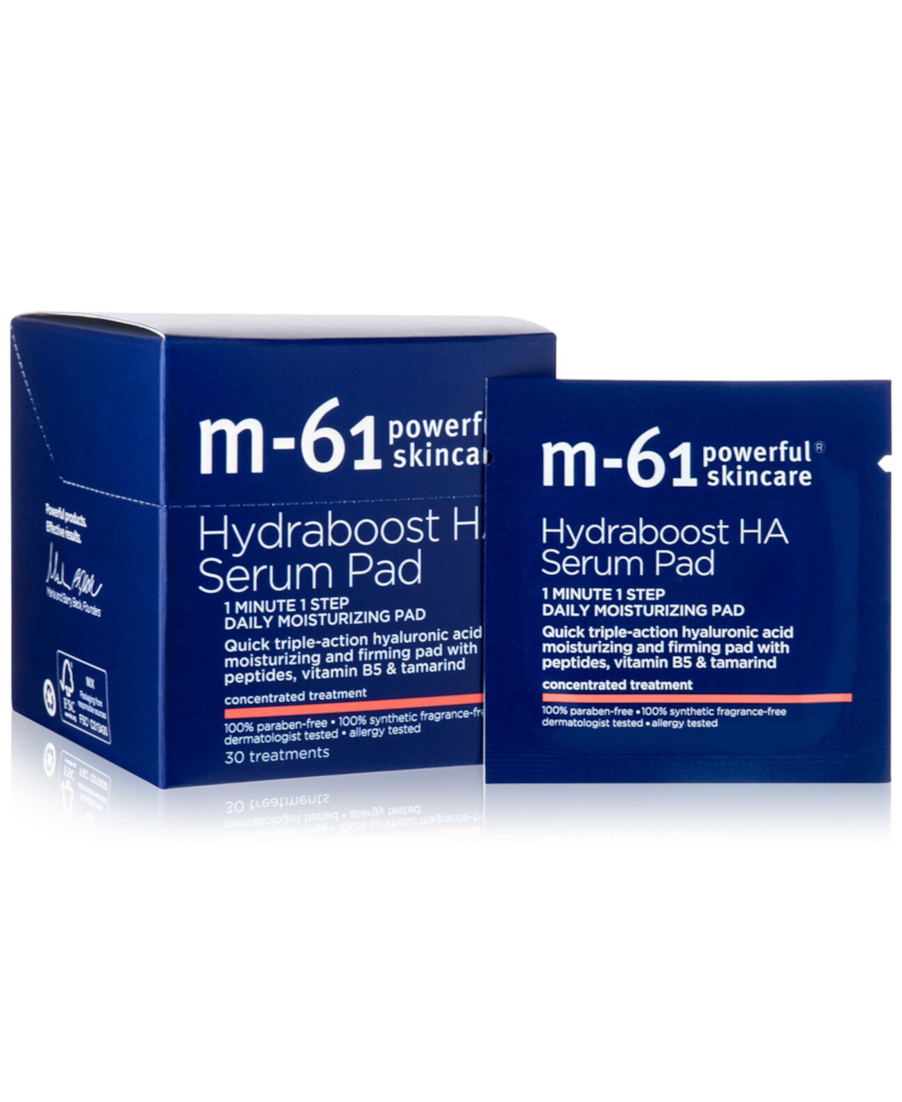 Hydraboost HA Serum Pad, 30 шт. M-61 by Bluemercury