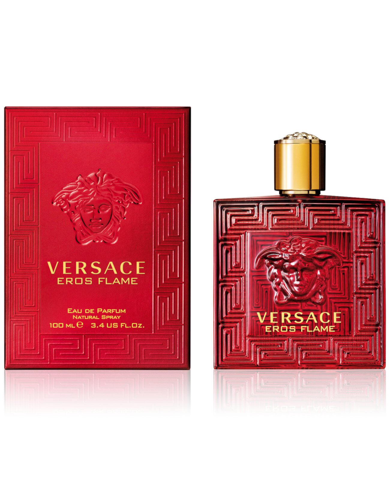 Мужская Eros Flame Eau de Parfum Spray, 1,7 унции. Versace