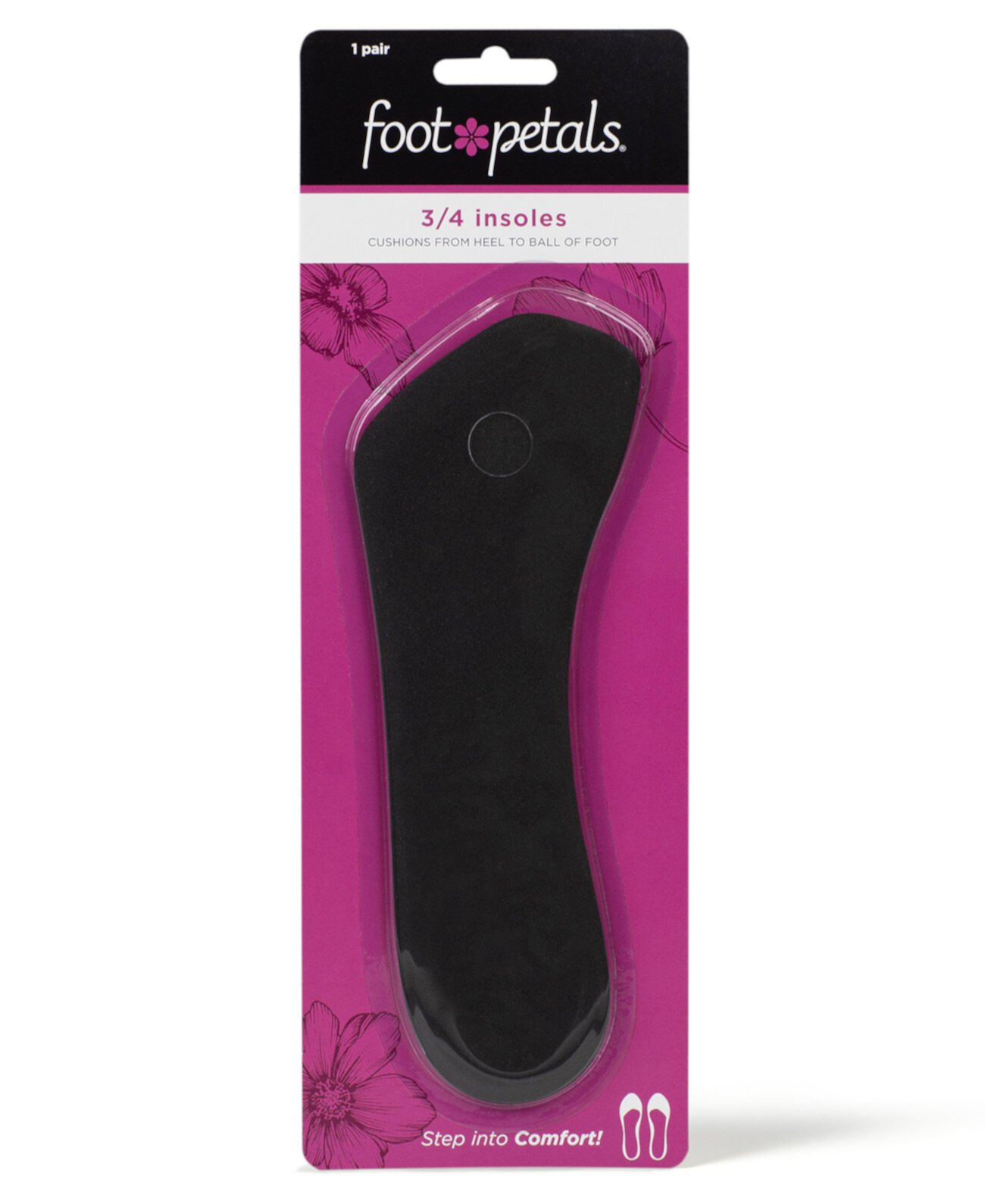 Женские Аксессуары для обуви Foot Petals Fancy Feet 3/4 стельки Foot Petals