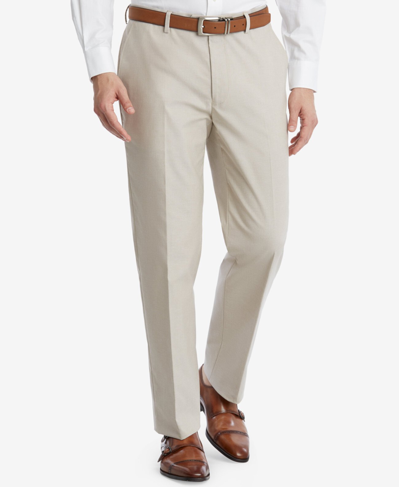 Мужские брюки из эластичного шамбре TH Flex современного кроя Tommy Hilfiger
