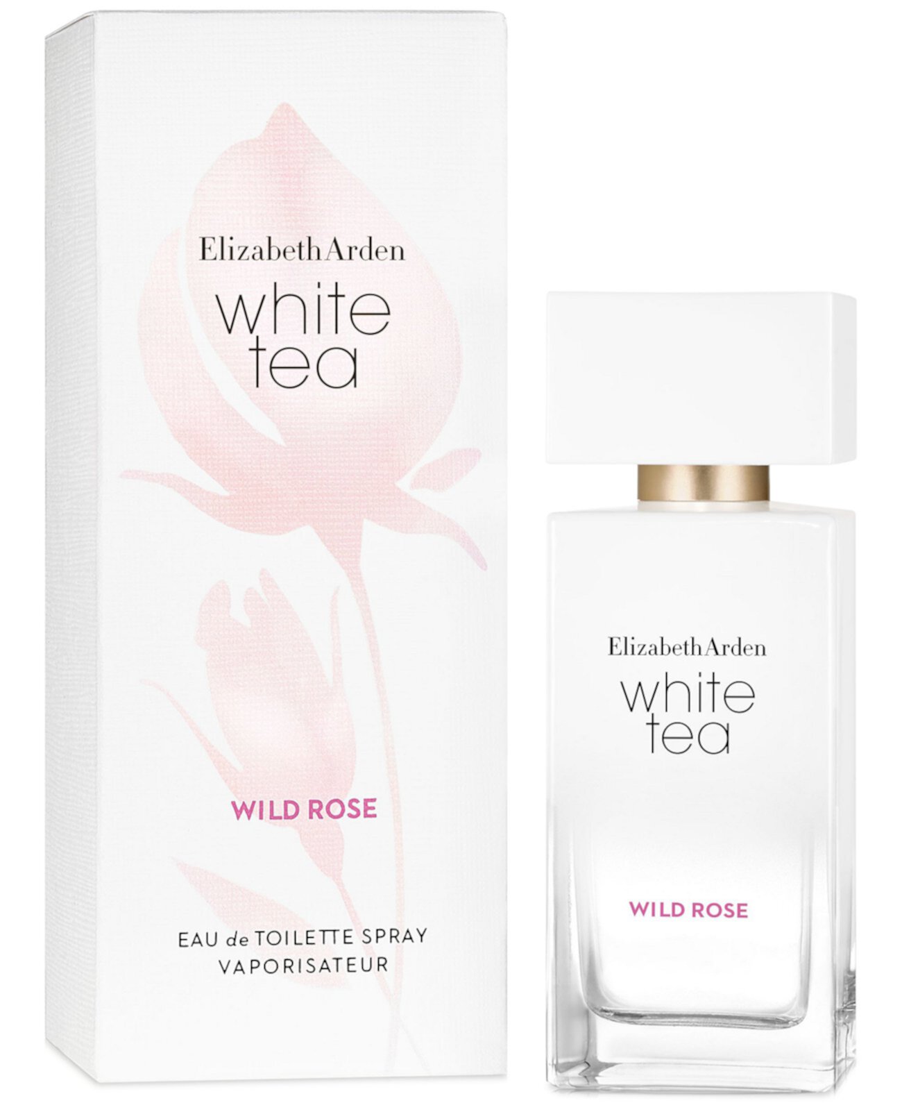 Туалетная вода White Tea Wild Rose с нежным цветочным ароматом, 50 мл Elizabeth Arden