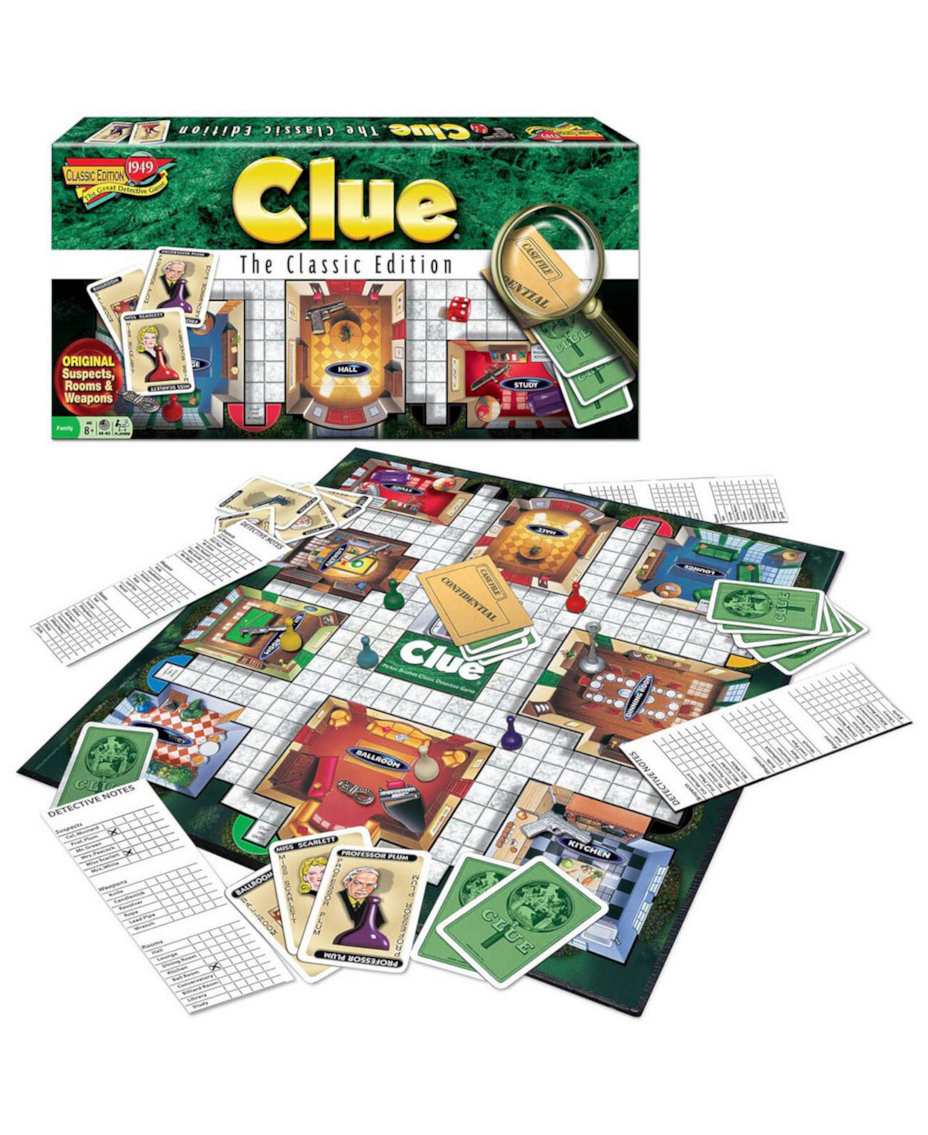 Clue Classic Edition Winning Moves