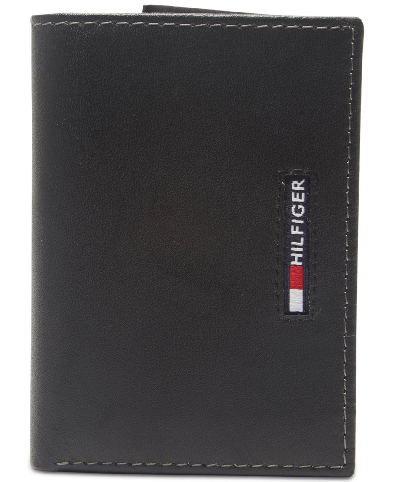 Мужской кожаный бумажник с RFID-метками, сложенный втрое, увеличенной емкости Tommy Hilfiger