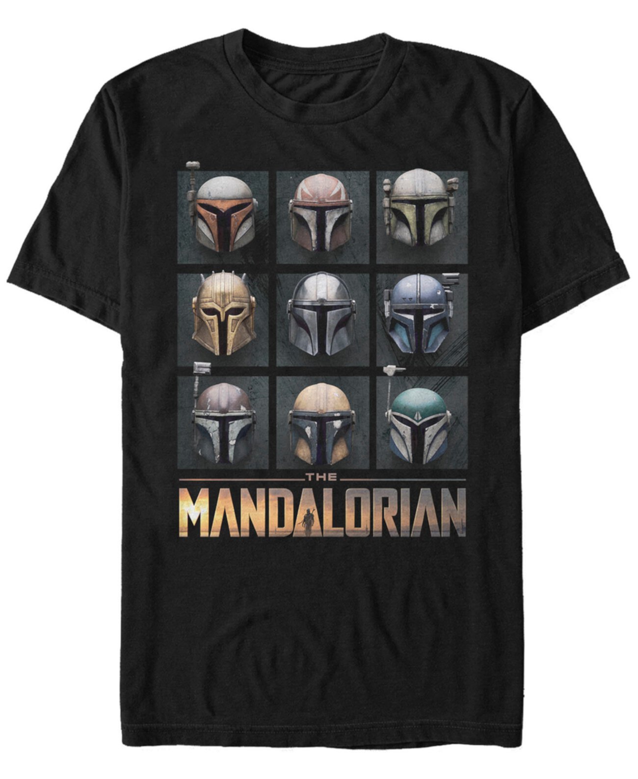 Звездные войны Mandalorian Helmet Box Up с коротким рукавом мужская футболка FIFTH SUN