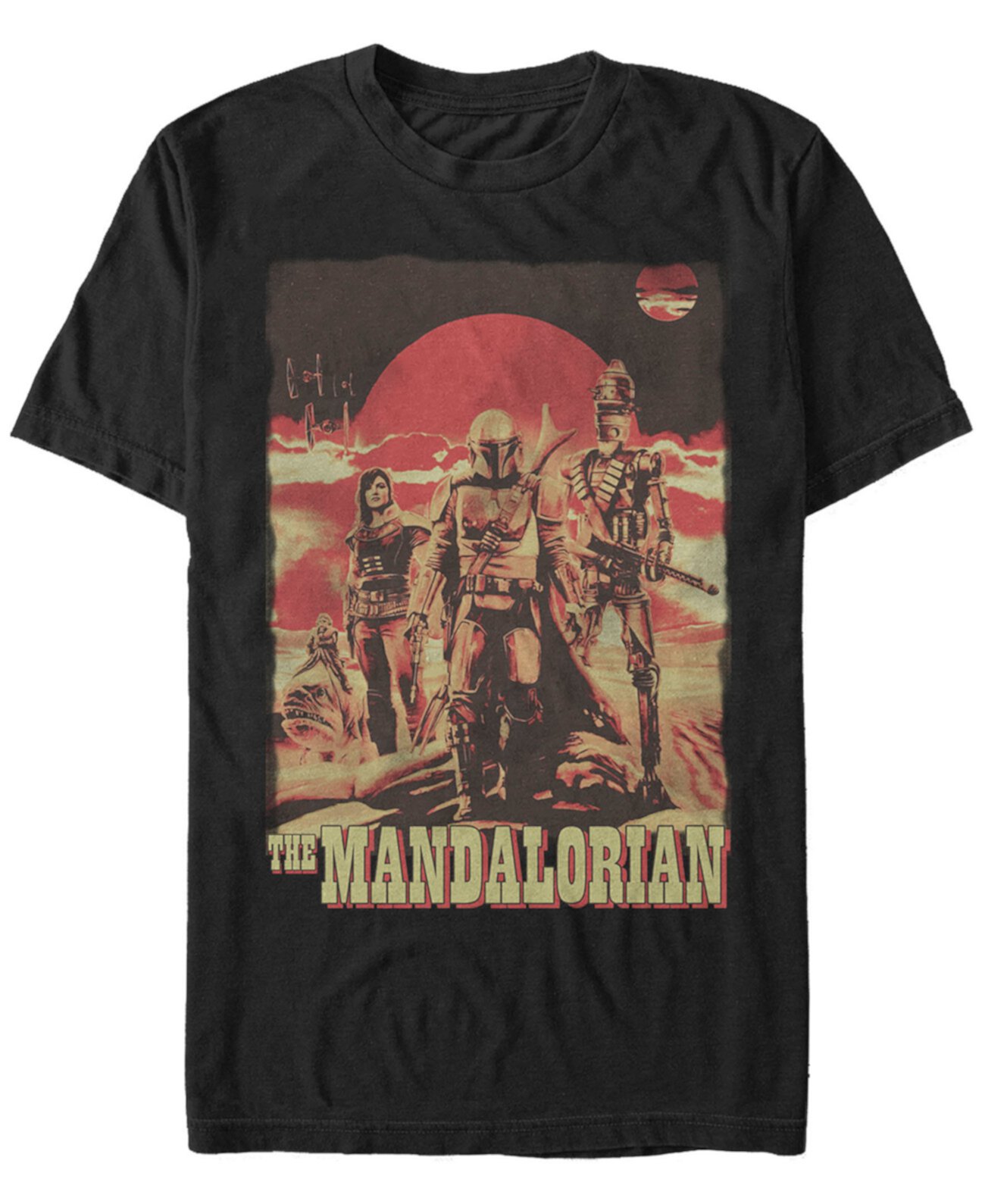 Star Wars The Mandalorian Space Cowboy Мужская футболка с коротким рукавом FIFTH SUN