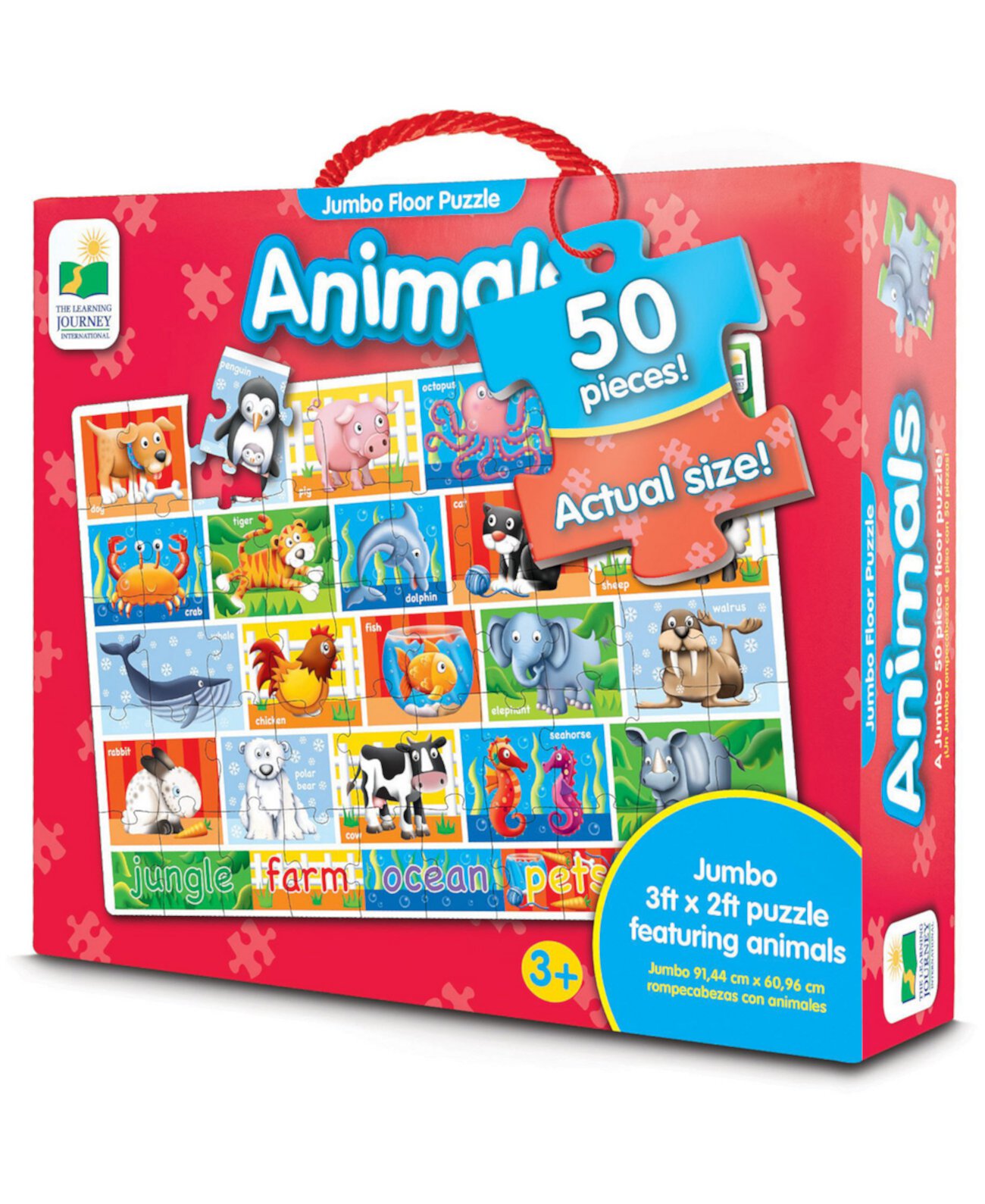 Jumbo Floor Jigsaw Puzzle - 50 штук The Learning Journey