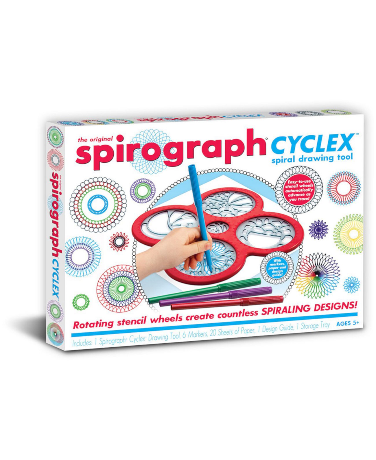 Набор инструментов для рисования в классическом стиле Cyclex Spiral Spirograph