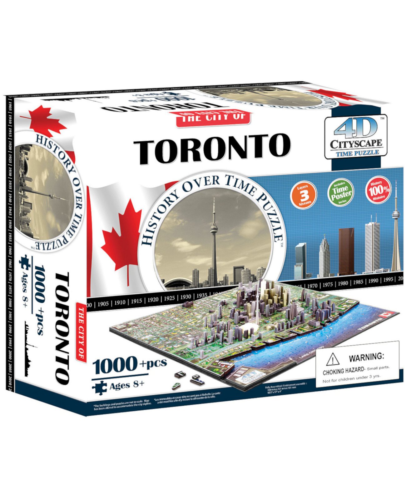 4D Cityscape Time Puzzle - Торонто, Канада 4D Cityscape
