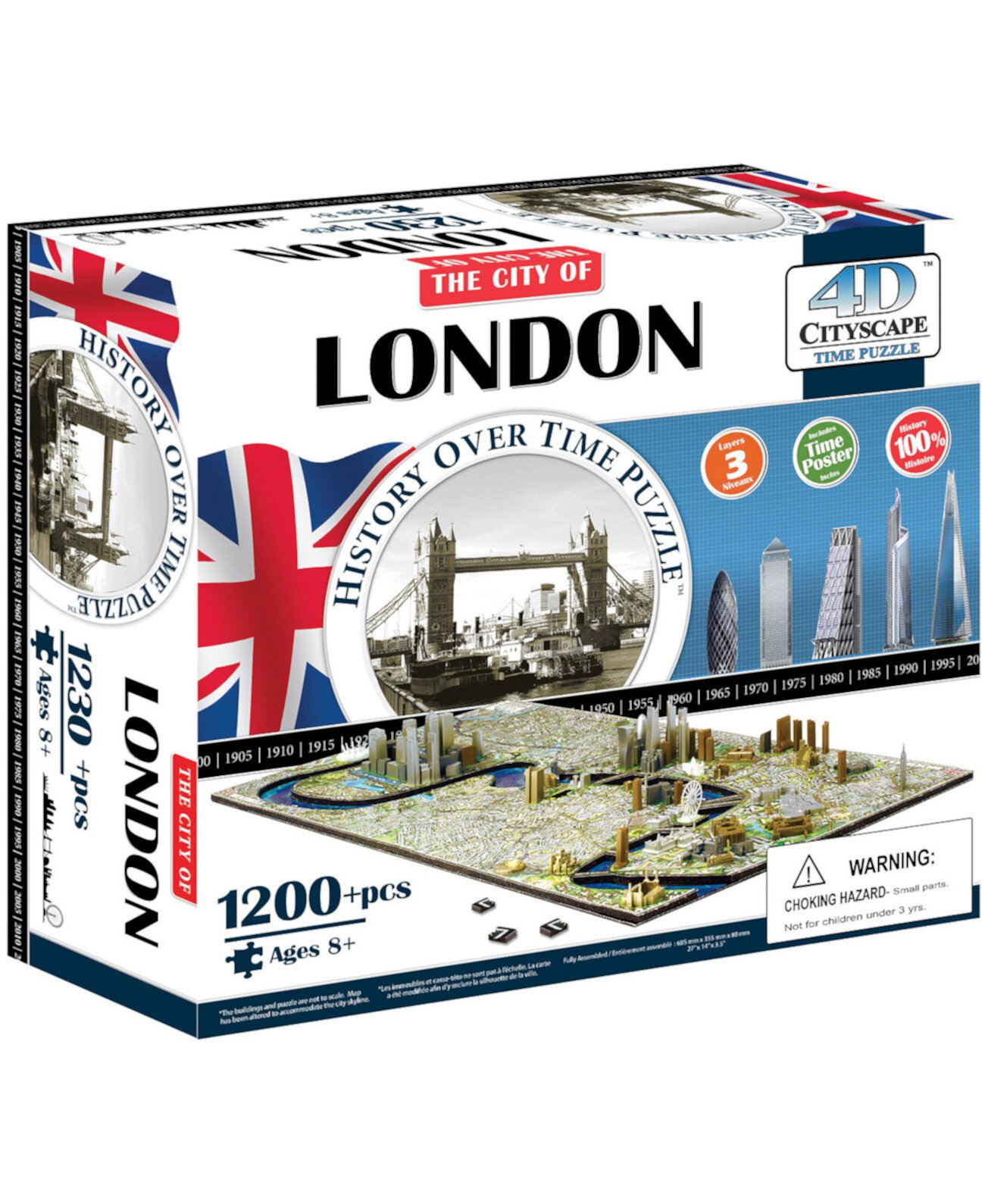 4D Cityscape Time Puzzle - Лондон, Англия 4D Cityscape
