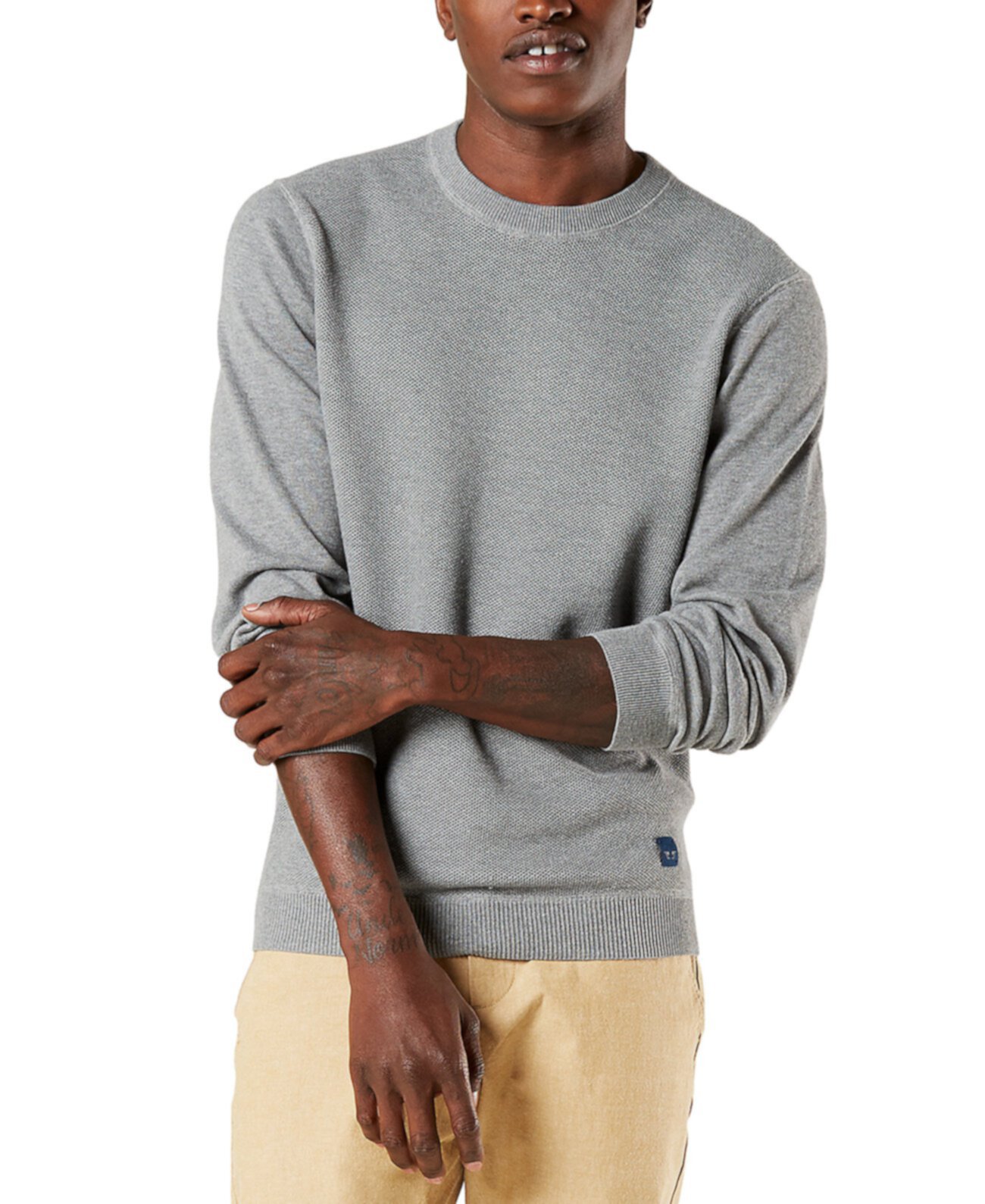 Мужской фактурный свитер классического кроя, созданный для Macy's Dockers