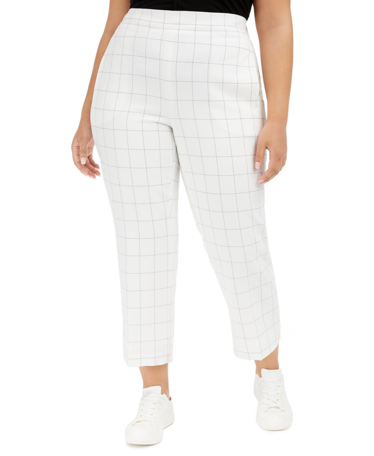 Модные штаны с принтом в виде окон, созданные для Macy's Bar III