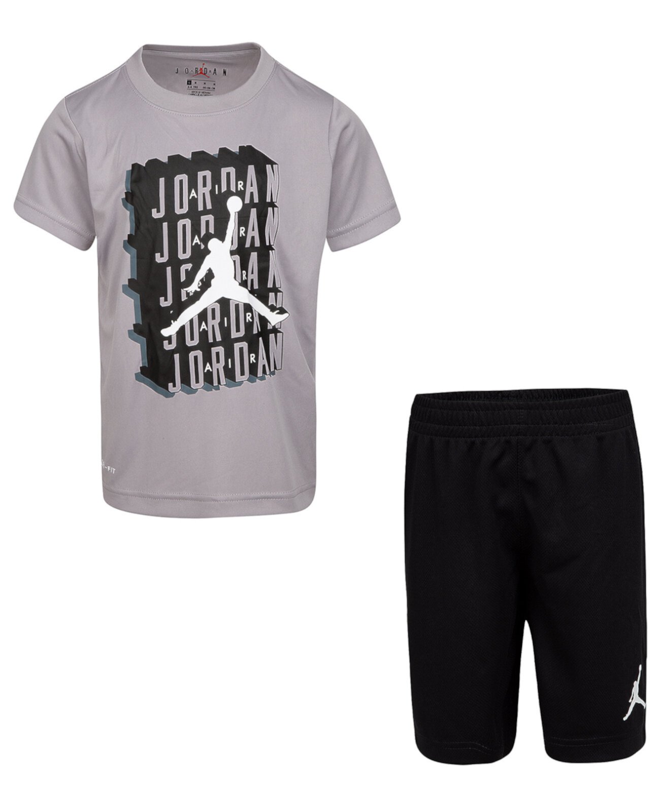 Детский Комплект Одежды Jordan для мальчиков Dri-FIT Jumpman: футболка и шорты Jordan