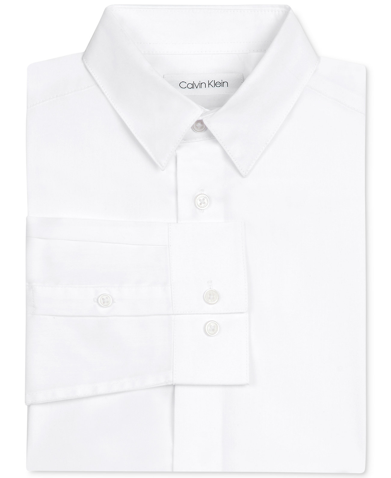 Рубашка из эластичного поплина для мальчиков Little Boys Calvin Klein